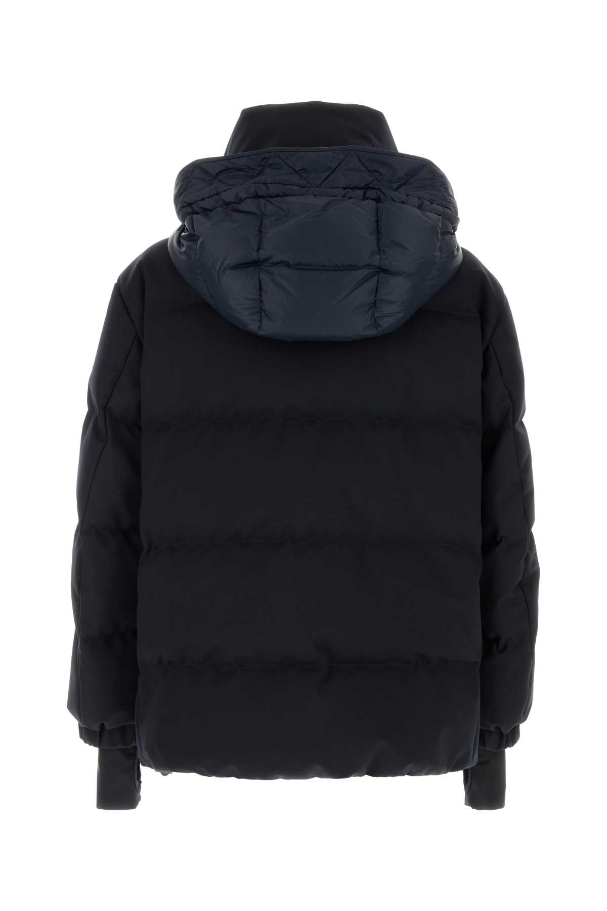 Giorgio Armani Men Midnight Blue Stretch Polyester Blend Ski Jacket GIORGIO ARMANI