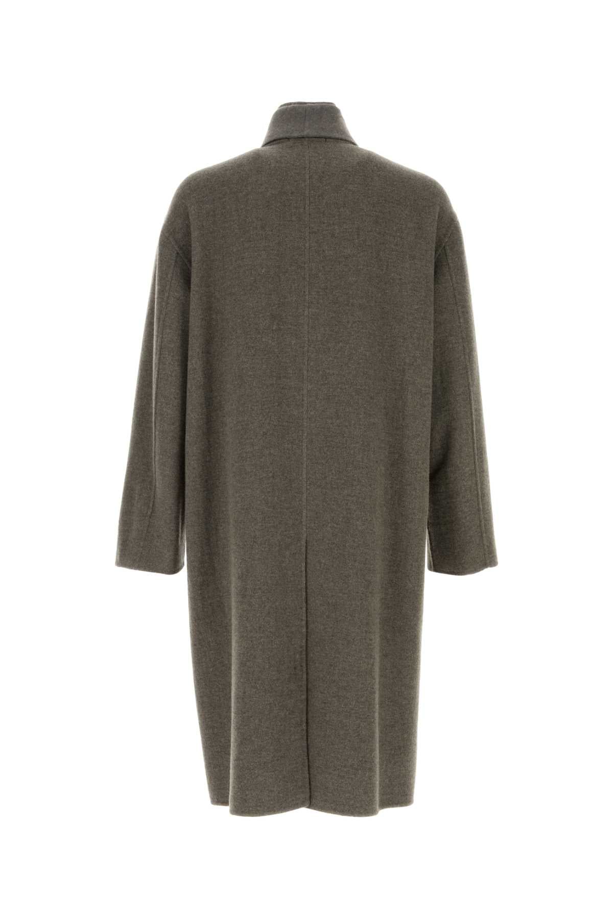Giorgio Armani Men Grey Cashmere Blend Coat GIORGIO ARMANI