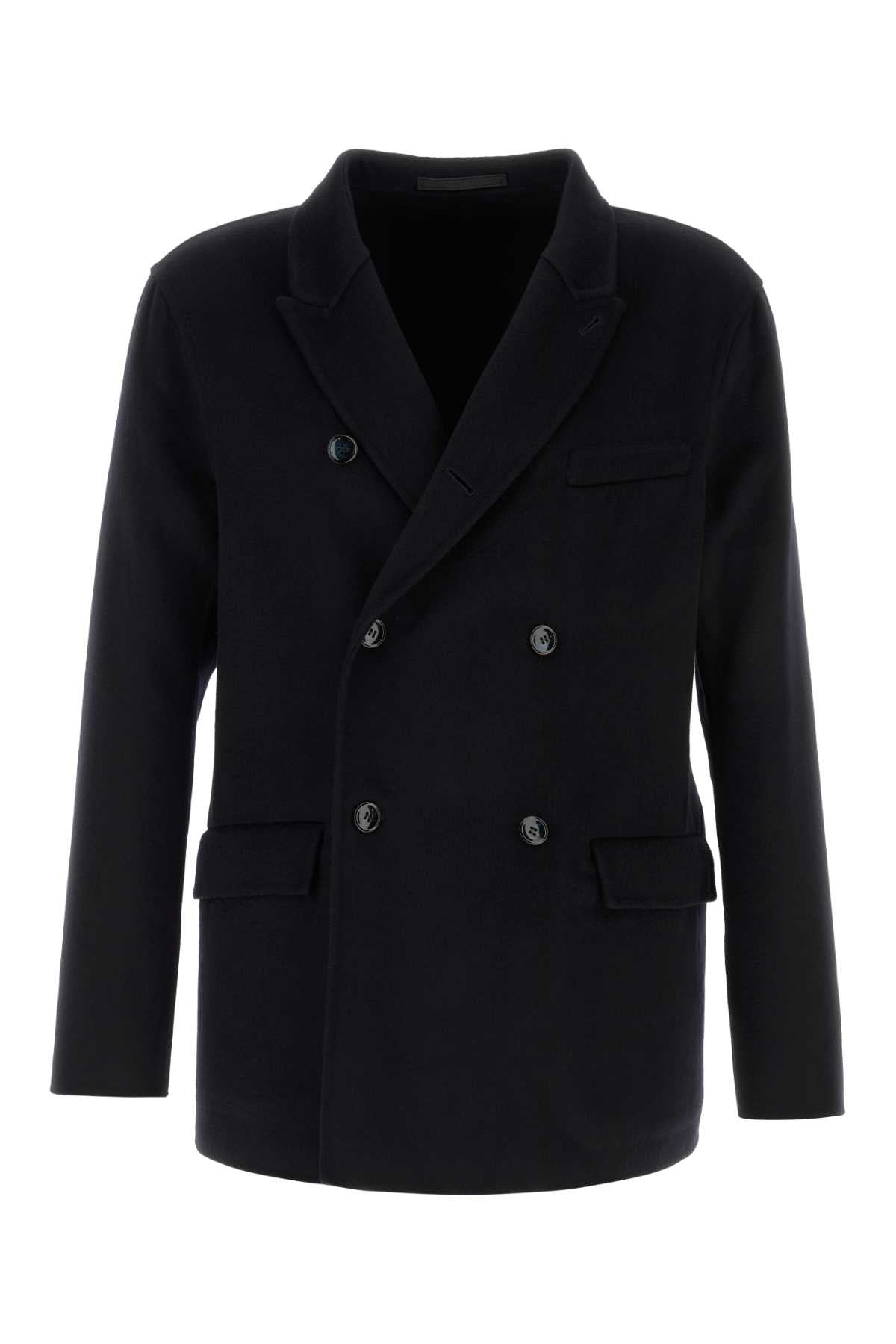 Giorgio Armani Men Midnight Blue Cashmere Blend Blazer GIORGIO ARMANI
