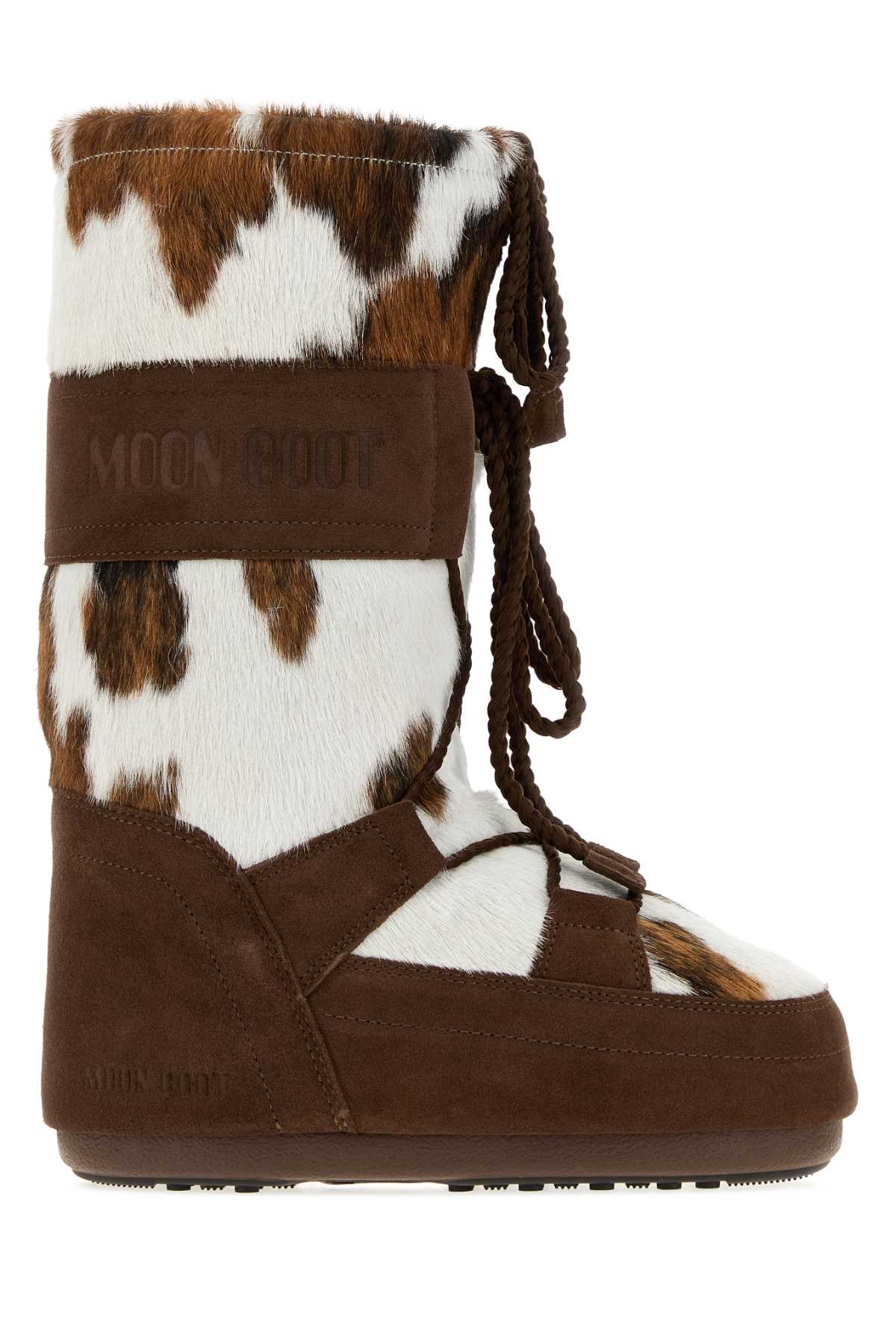 Moon Boot Unisex Printed Calf Hair Icon Boots MOON BOOT