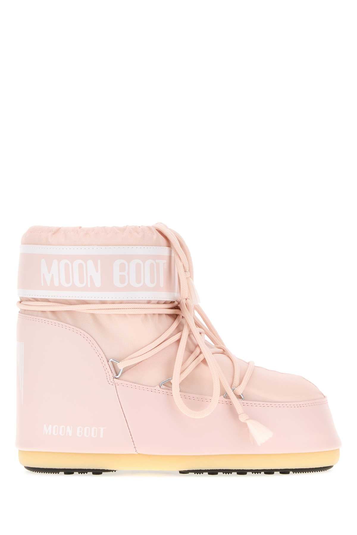 Moon Boot Unisex Light Pink Nylon Icon Low Ankle Boots MOON BOOT