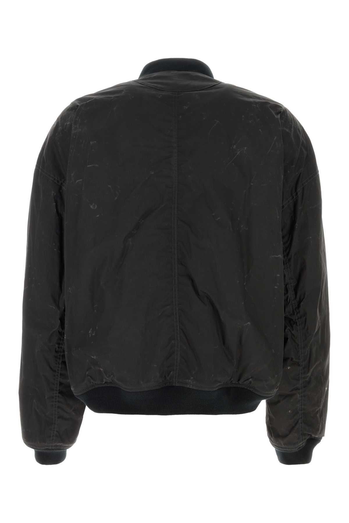 Dsquared Men Black Cotton Bomber Jacket DSQUARED2