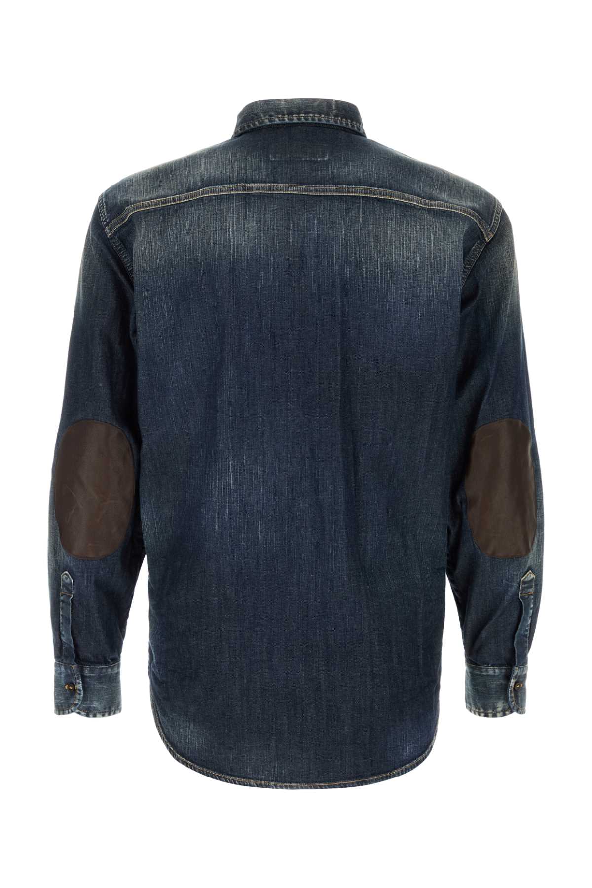 Dsquared Men Stretch Denim Shirt DSQUARED2