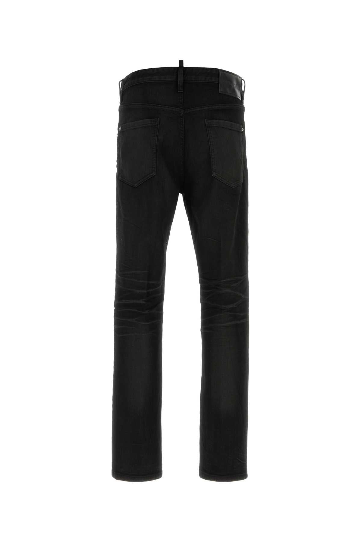 Dsquared Men Black Stretch Denim Jeans DSQUARED2