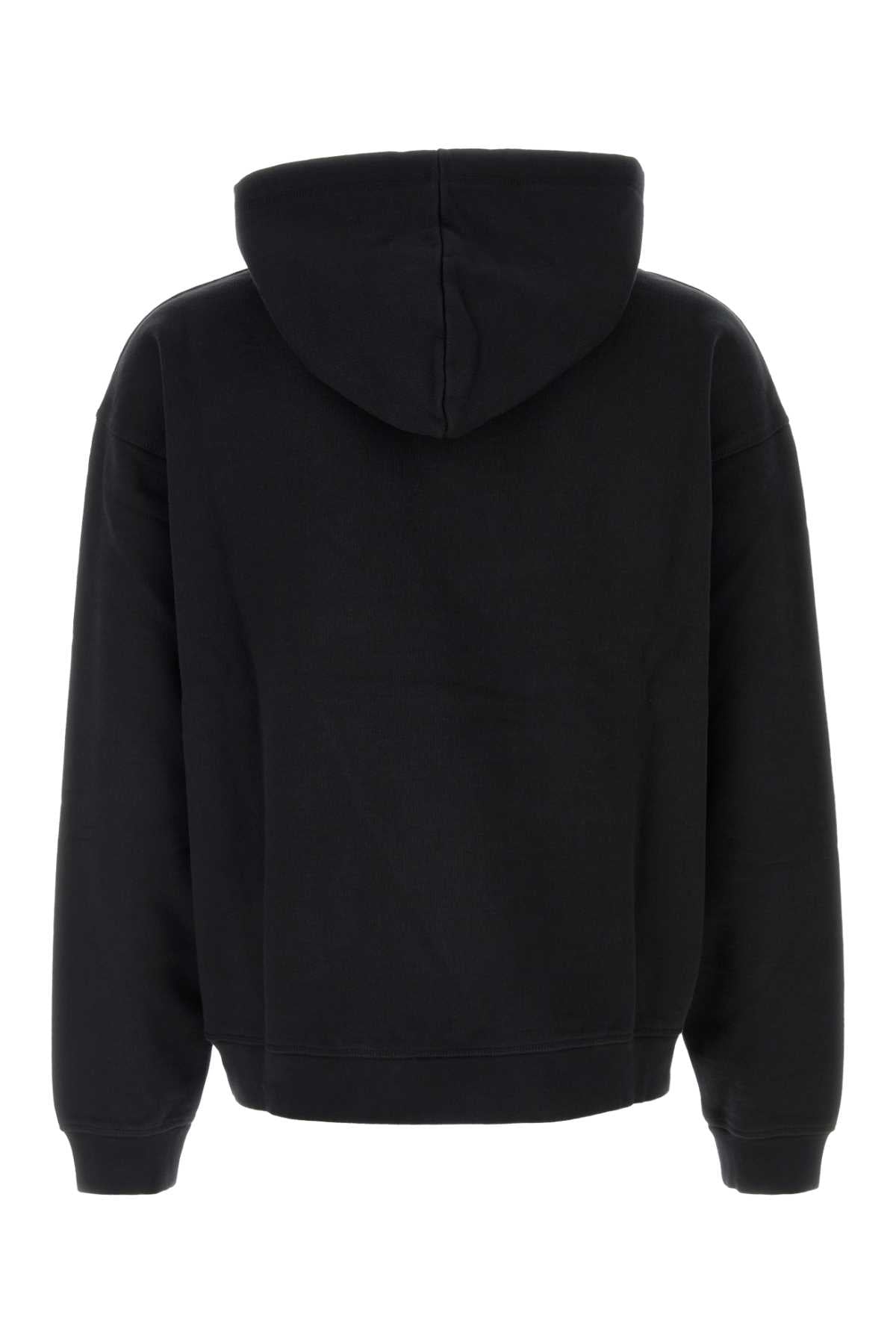 Dsquared Men Black Cotton Oversize Sweatshirt DSQUARED2