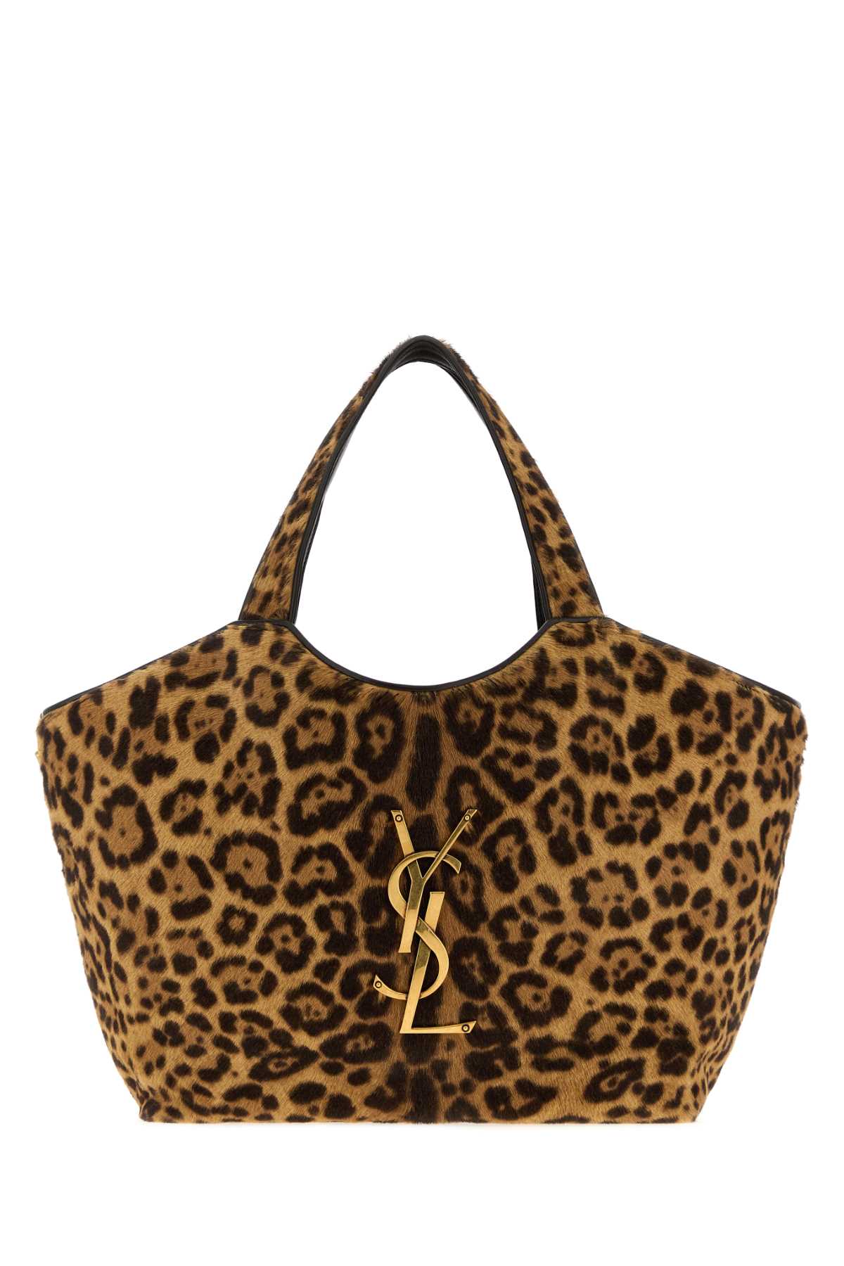 Saint Laurent Women Printed Calf Hair Medium Icare Shopping Bag SAINT LAURENT