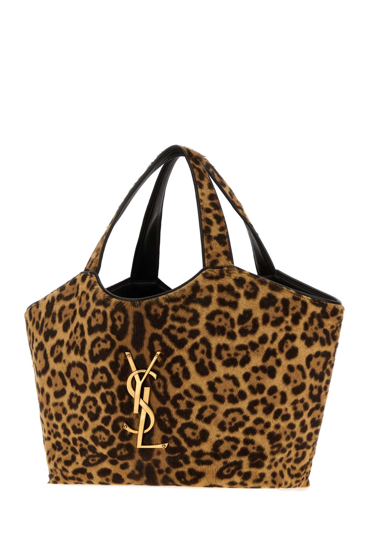 Saint Laurent Women Printed Calf Hair Medium Icare Shopping Bag SAINT LAURENT