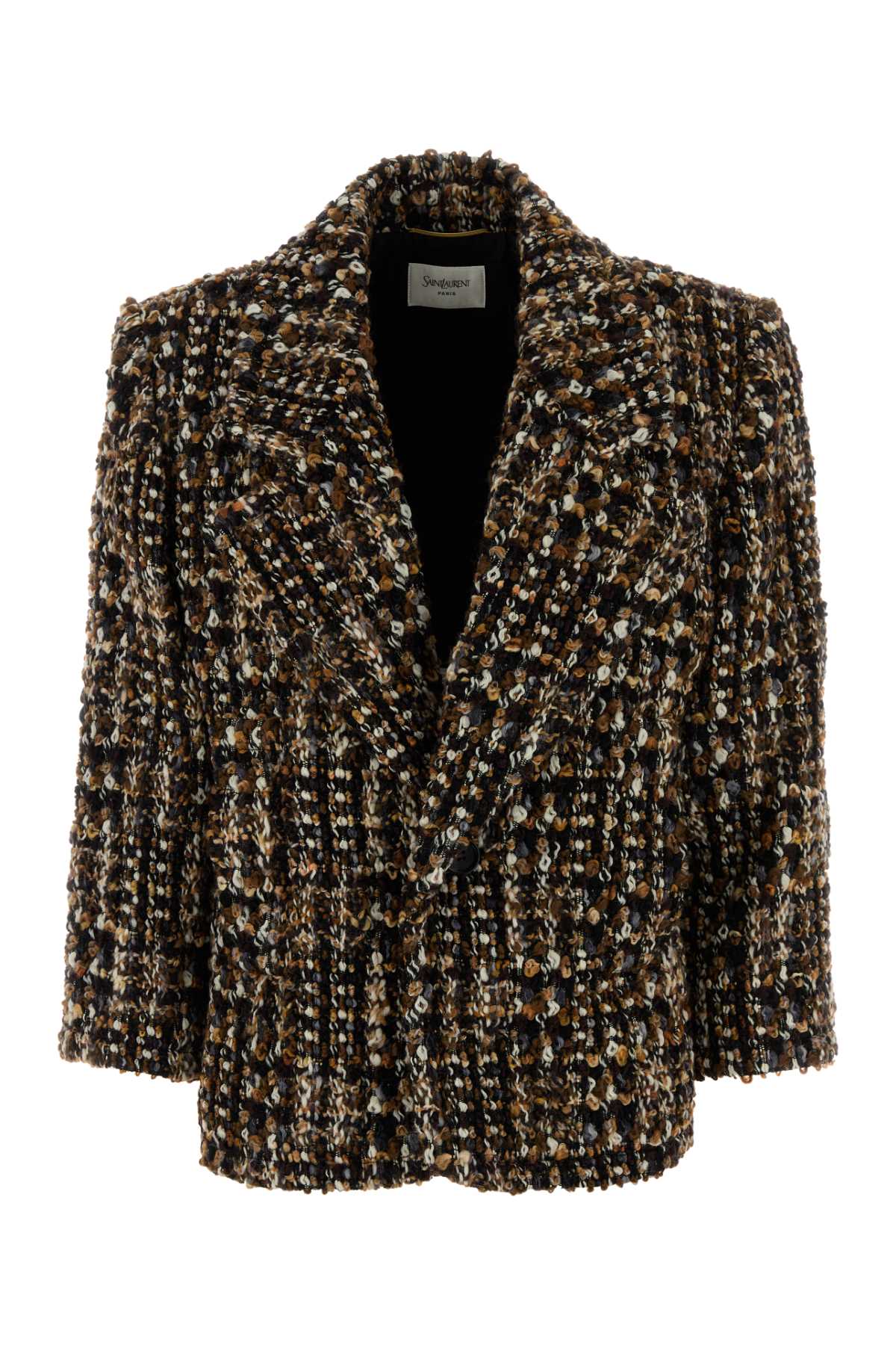 Saint Laurent Women Multicolor Tweed Blazer SAINT LAURENT