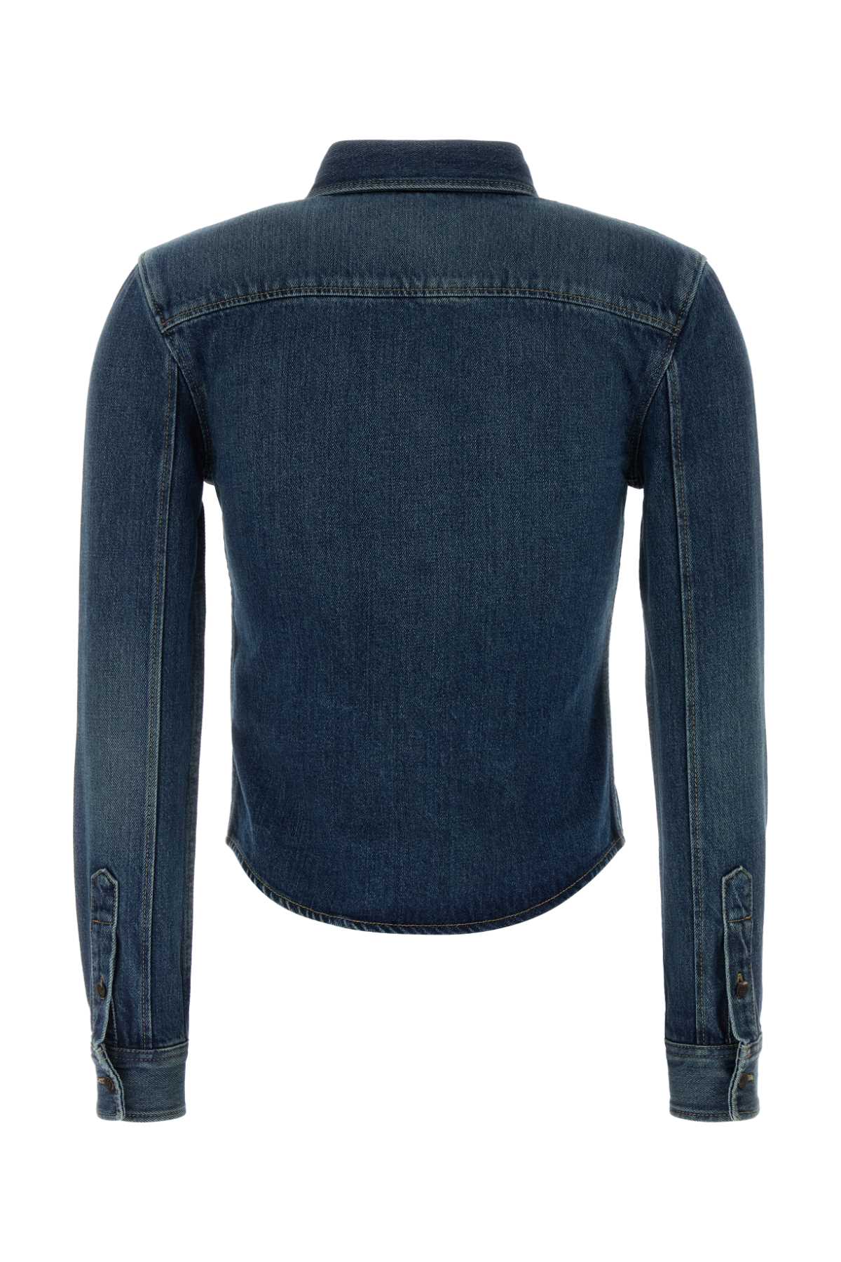 Saint Laurent Women Denim Shirt SAINT LAURENT
