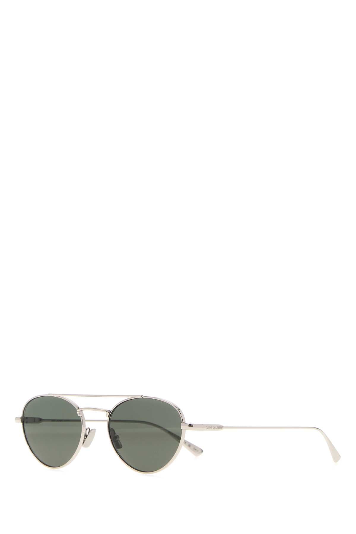 Saint Laurent Men Silver Metal Sl 97 Sunglasses SAINT LAURENT