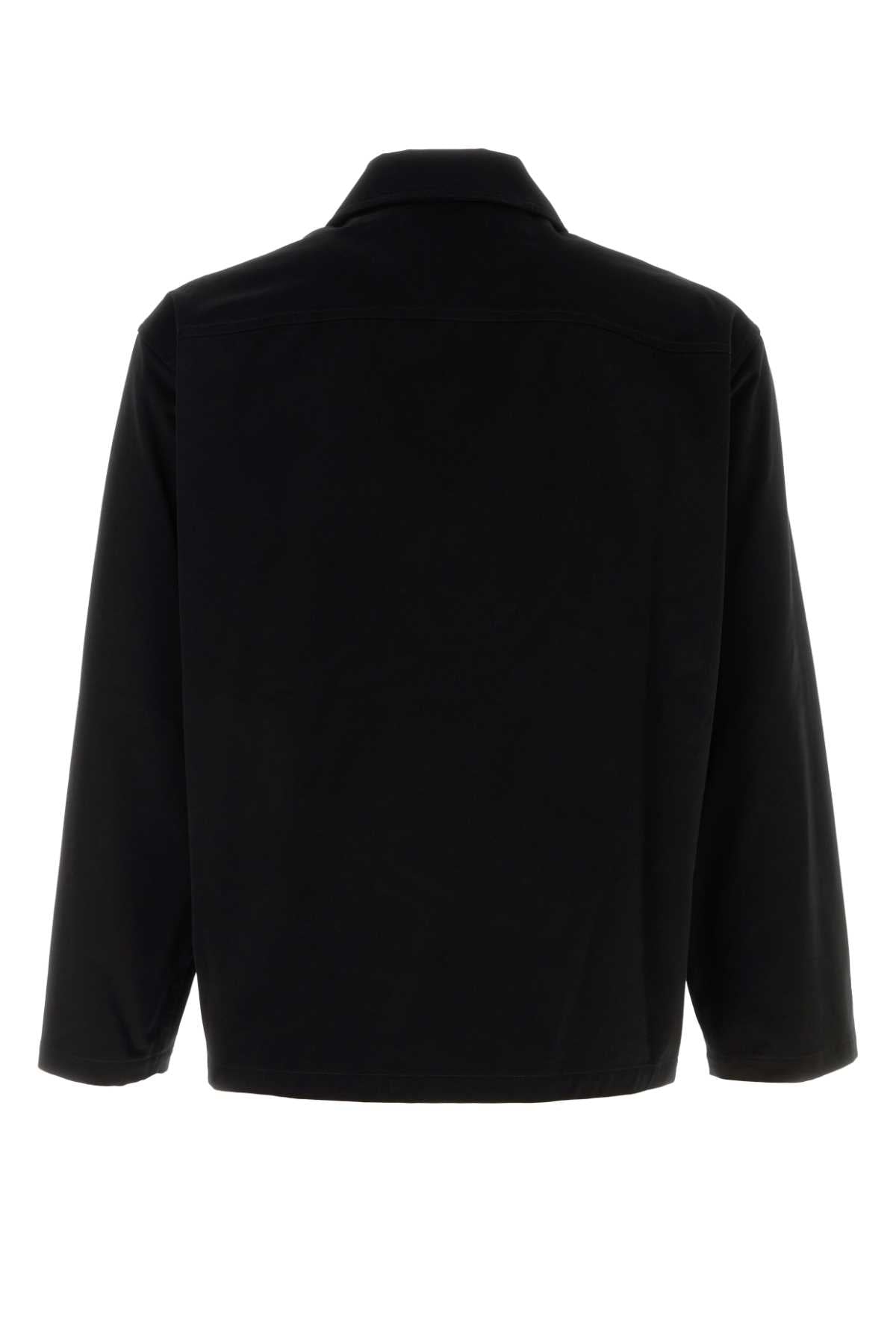 Saint Laurent Men Black Cotton Shirt SAINT LAURENT