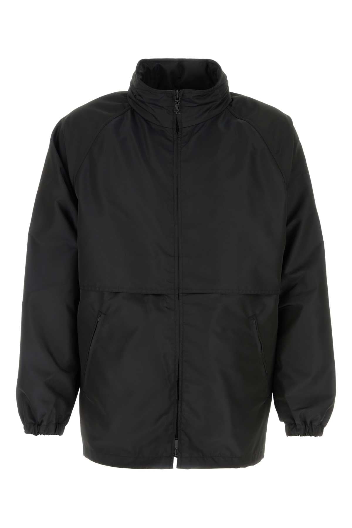 Saint Laurent Men Black Polyester Windbreaker SAINT LAURENT