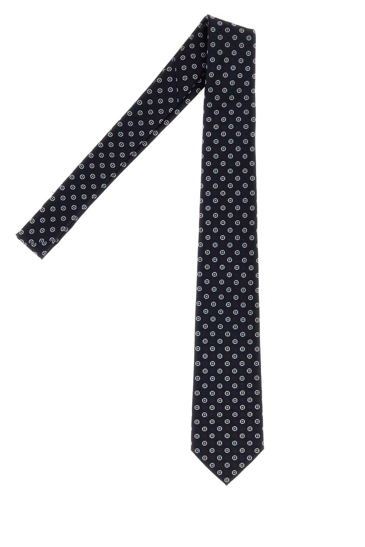 Saint Laurent Men Embroidered Jacquard Tie SAINT LAURENT