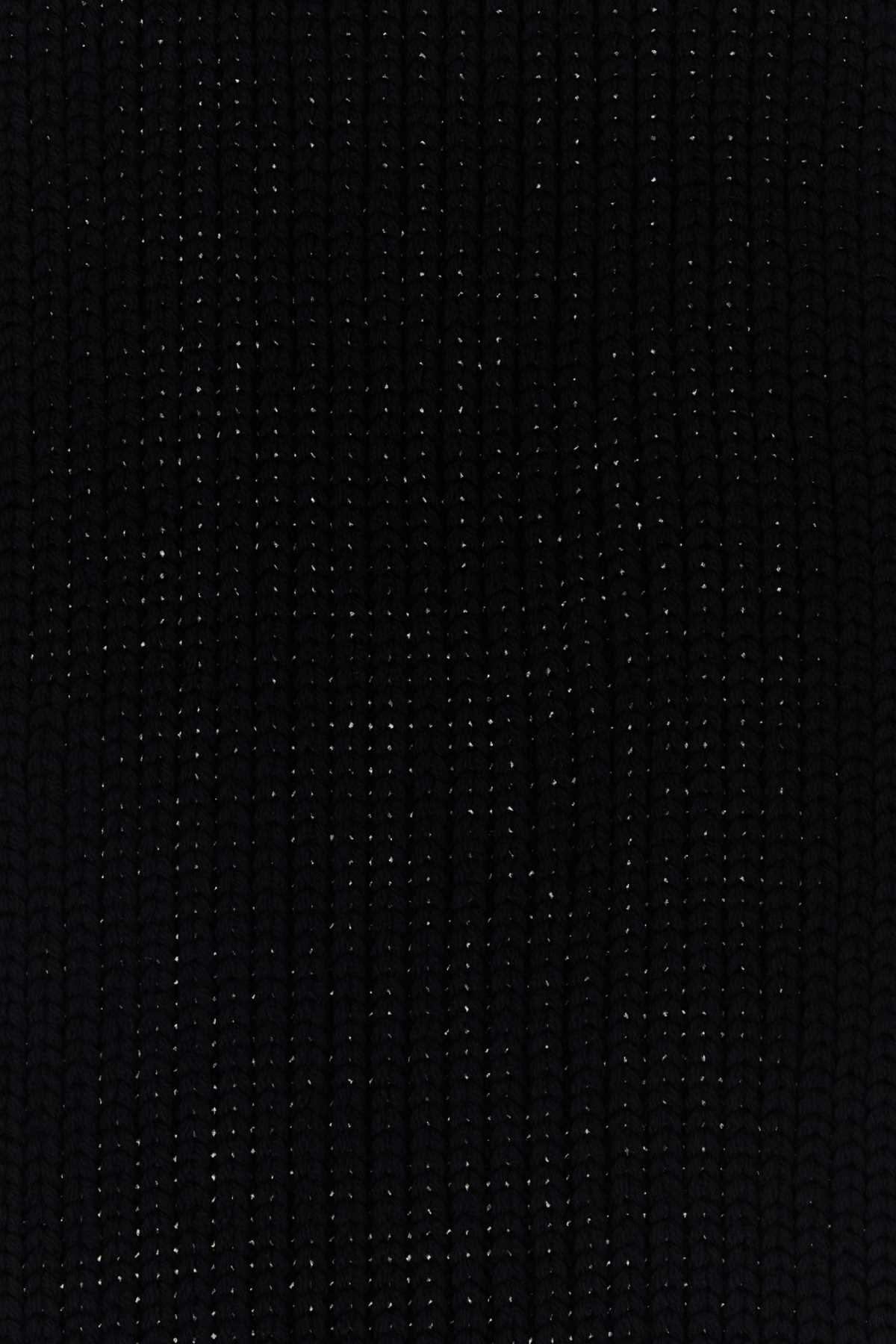 Saint Laurent Men Black Wool Scarf SAINT LAURENT