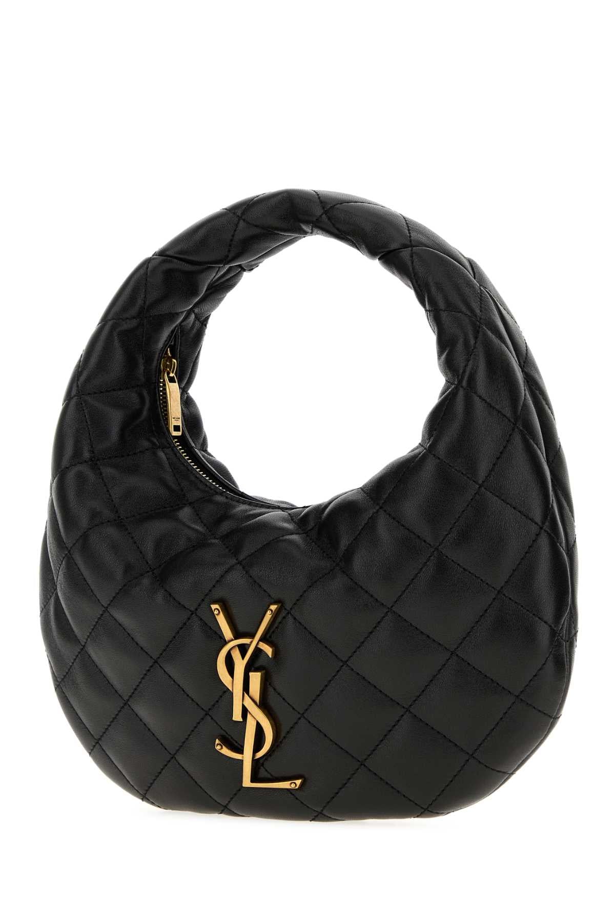 Saint Laurent Women Black Nappa Leather Icarino Shoulder Bag SAINT LAURENT