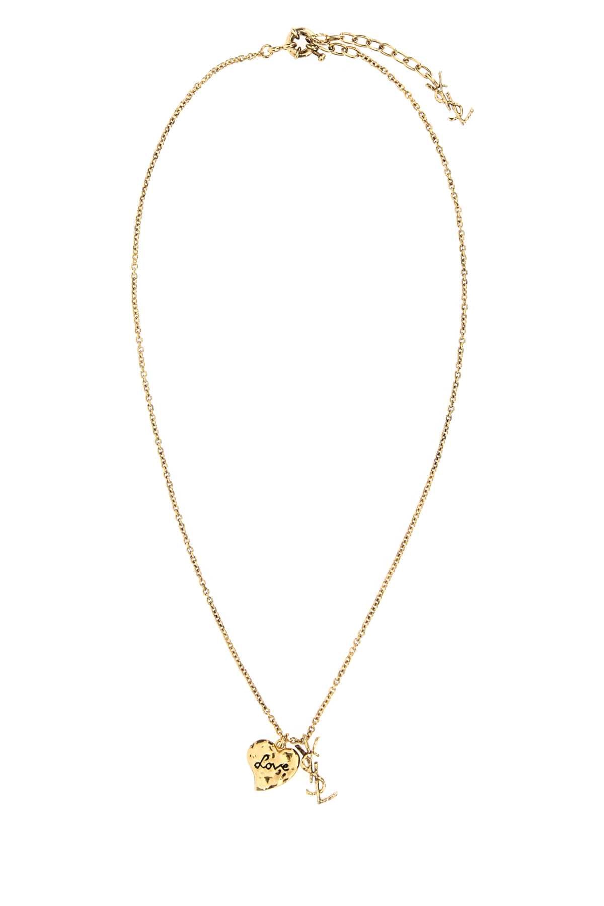 Saint Laurent Women Collier Charms Coeur SAINT LAURENT