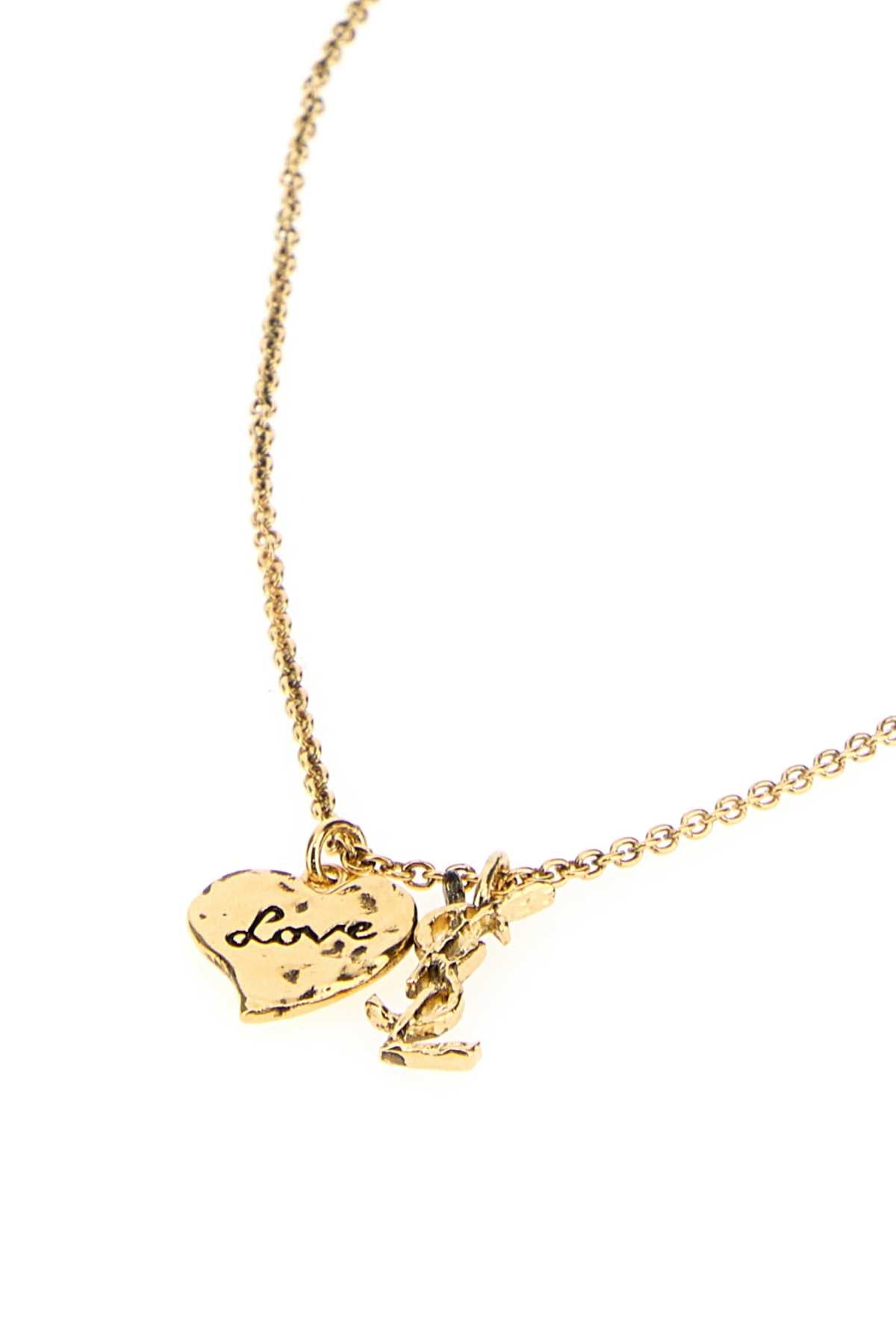 Saint Laurent Women Collier Charms Coeur SAINT LAURENT