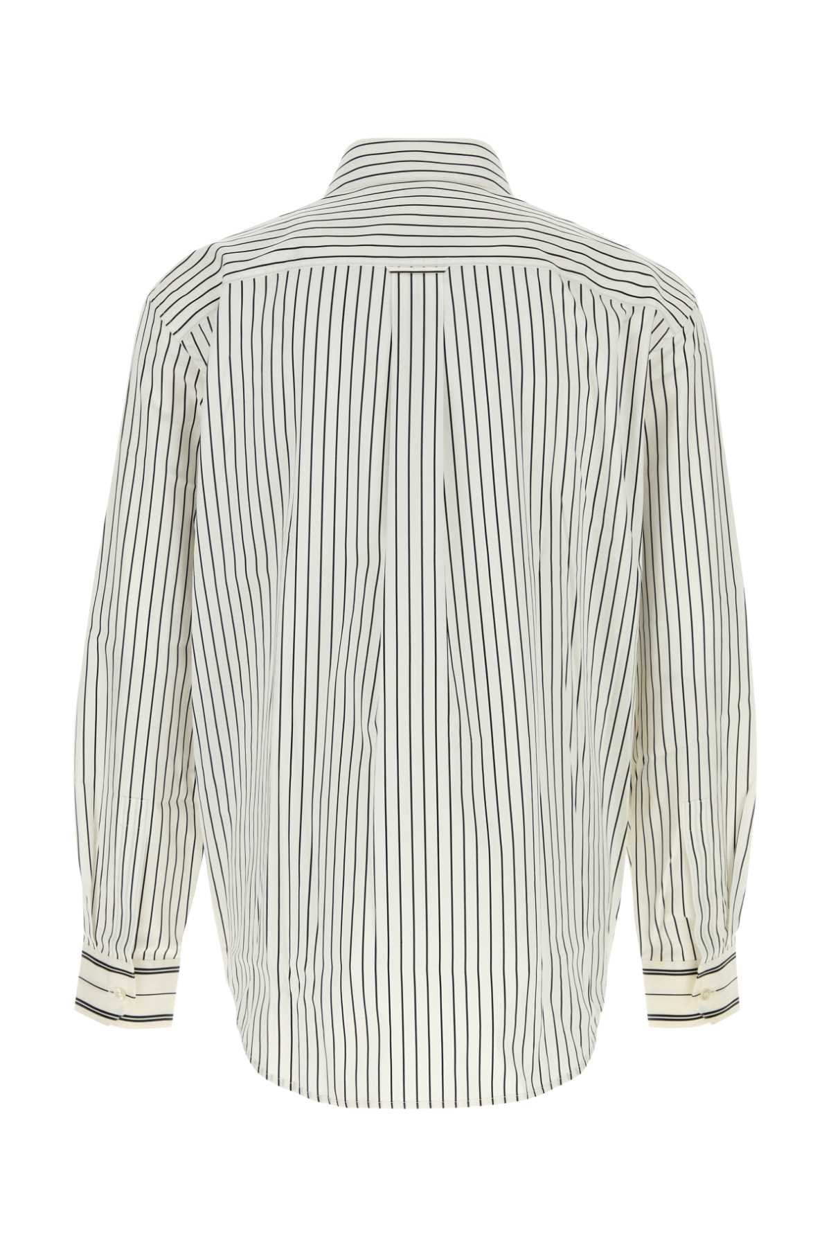 Saint Laurent Men Embroidered Poplin Shirt SAINT LAURENT