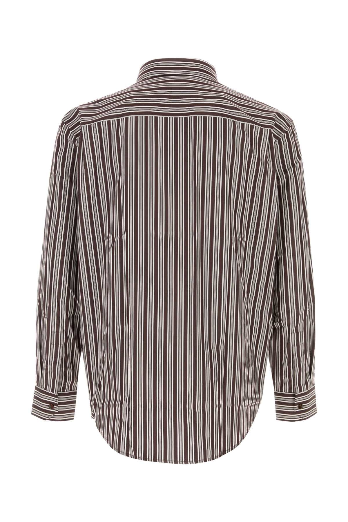 Saint Laurent Men Embroidered Poplin Shirt SAINT LAURENT