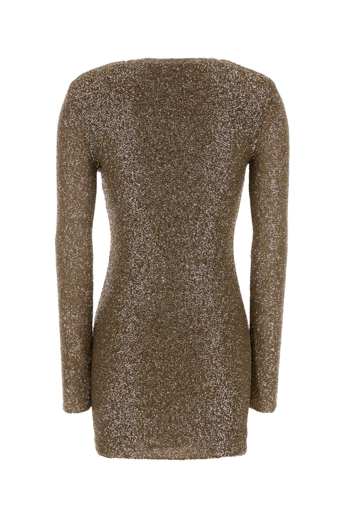 Saint Laurent Women Embellished Fabric Mini Dress SAINT LAURENT