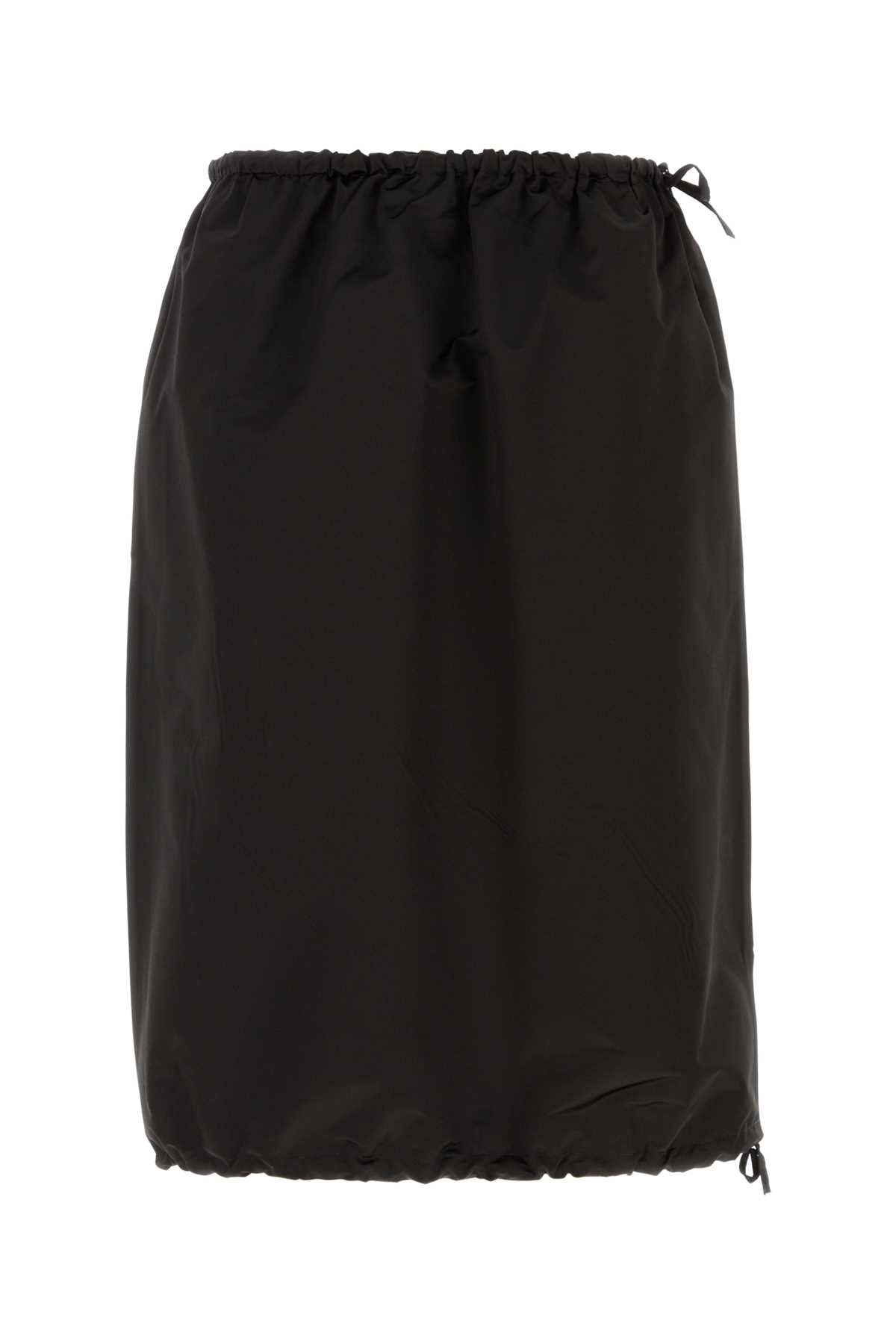 Prada Women Black Duchesse Skirt PRADA