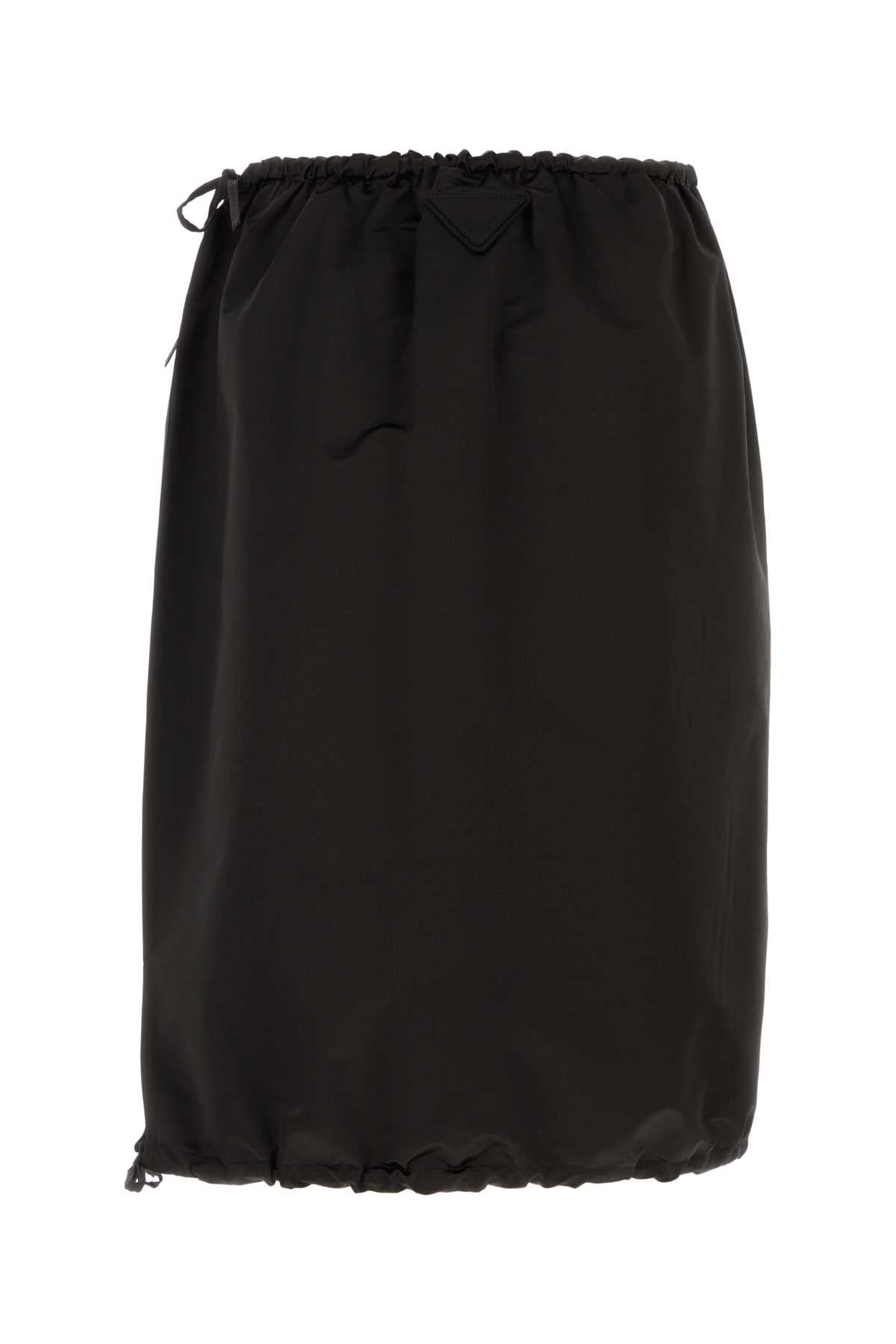 Prada Women Black Duchesse Skirt PRADA