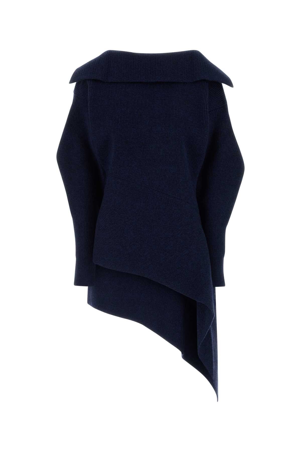 Givenchy Women High Neck Slashed Knitted Dress GIVENCHY