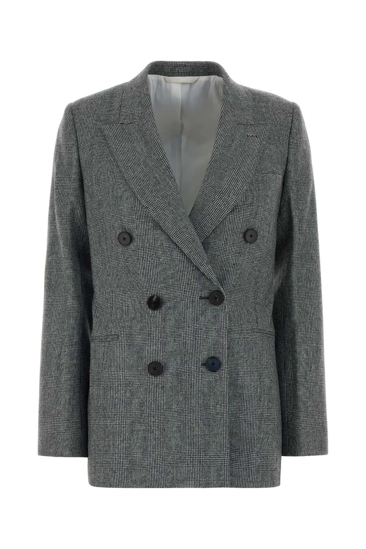 Givenchy Women Embroidered Flannel Blazer GIVENCHY
