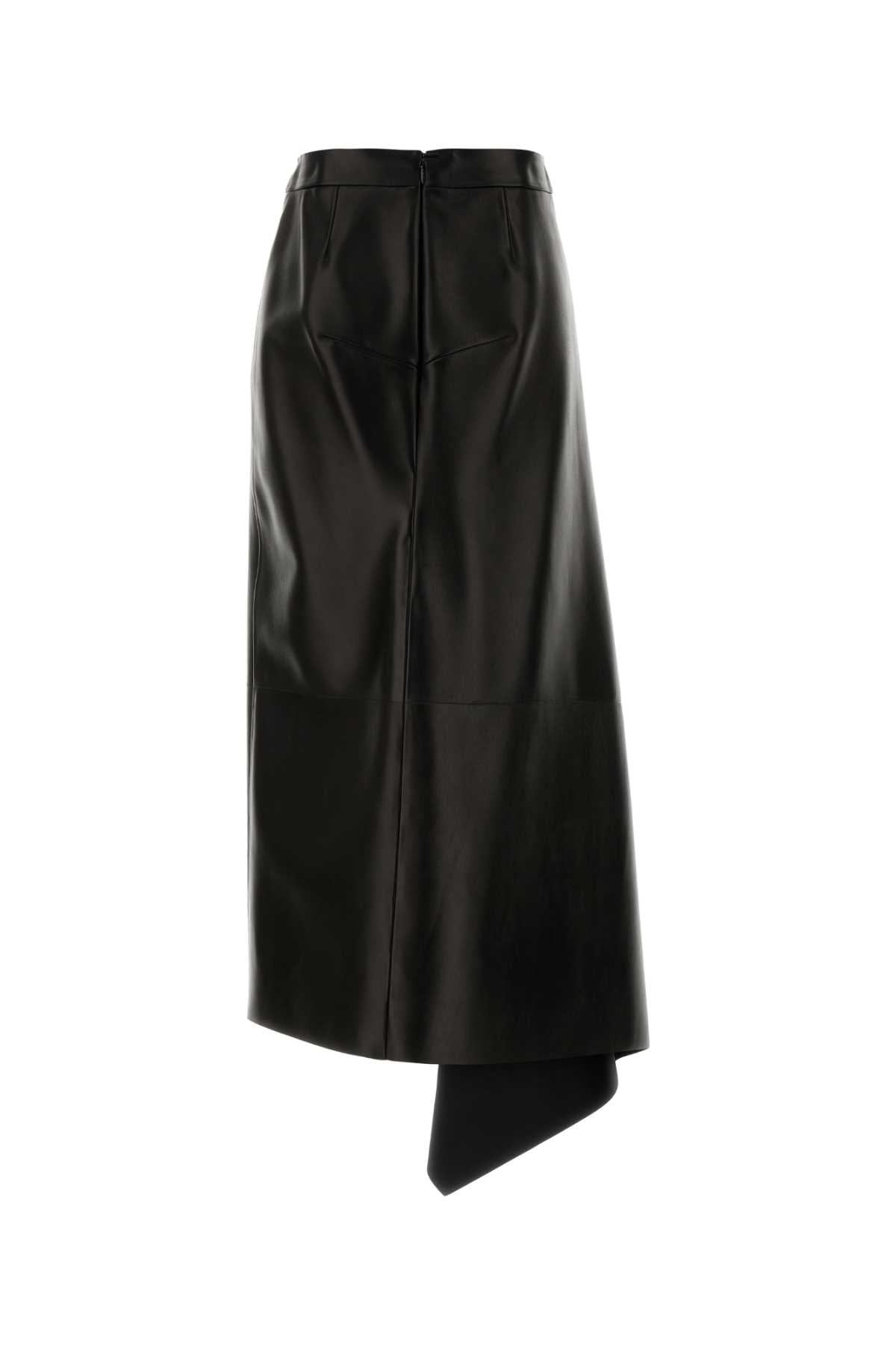 Givenchy Women Black Leather Skirt GIVENCHY