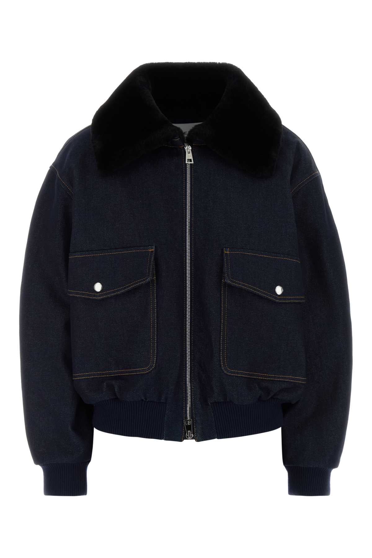 Givenchy Women Denim Padded Jacket GIVENCHY
