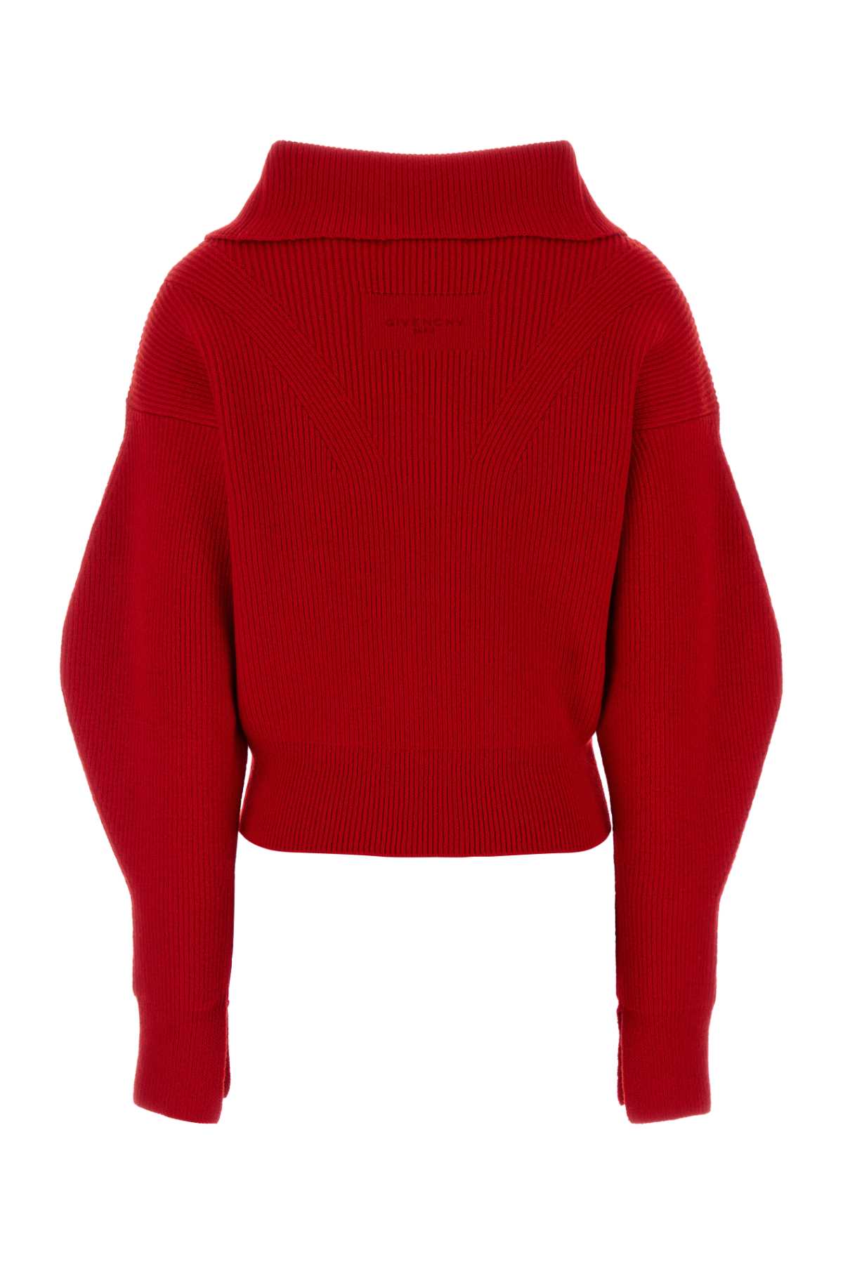 Givenchy Women Red Wool Blend Cardigan GIVENCHY