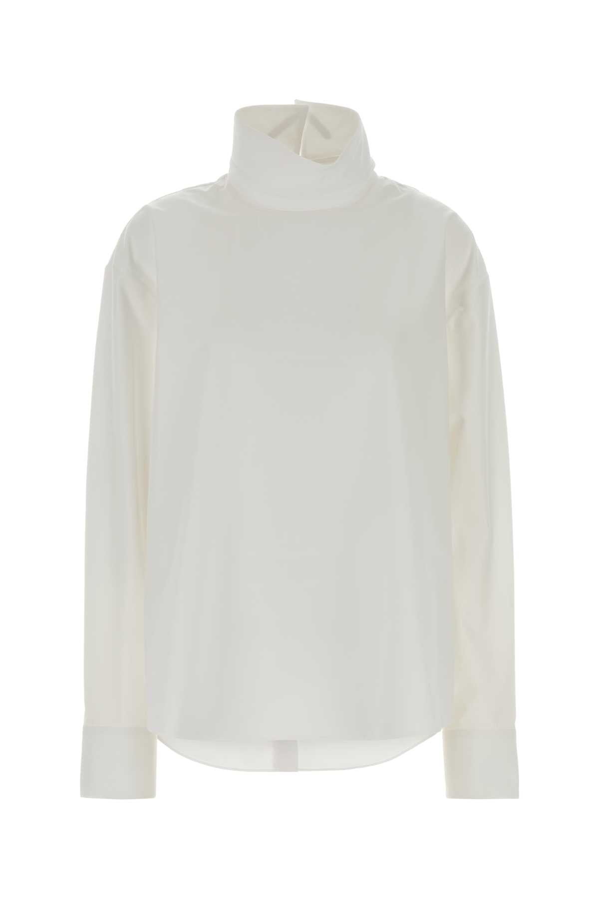Givenchy Women White Poplin Shirt GIVENCHY