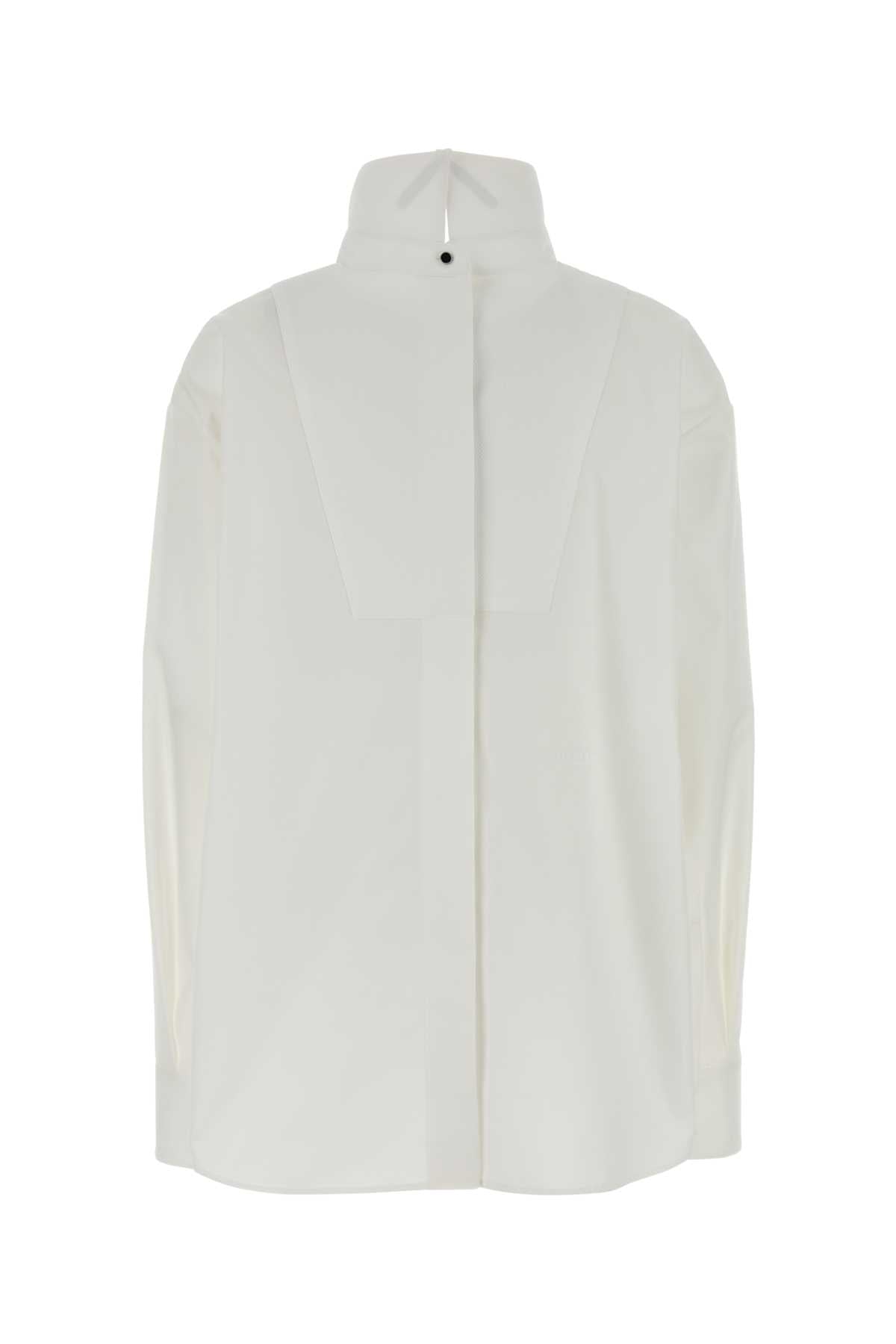 Givenchy Women White Poplin Shirt GIVENCHY