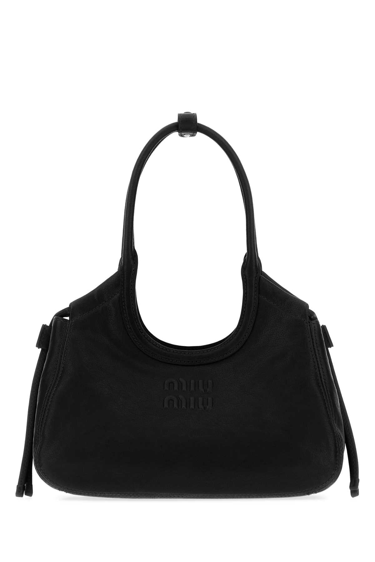 Miu Miu Women Black Nappa Leather Ivy Handbag MIU MIU