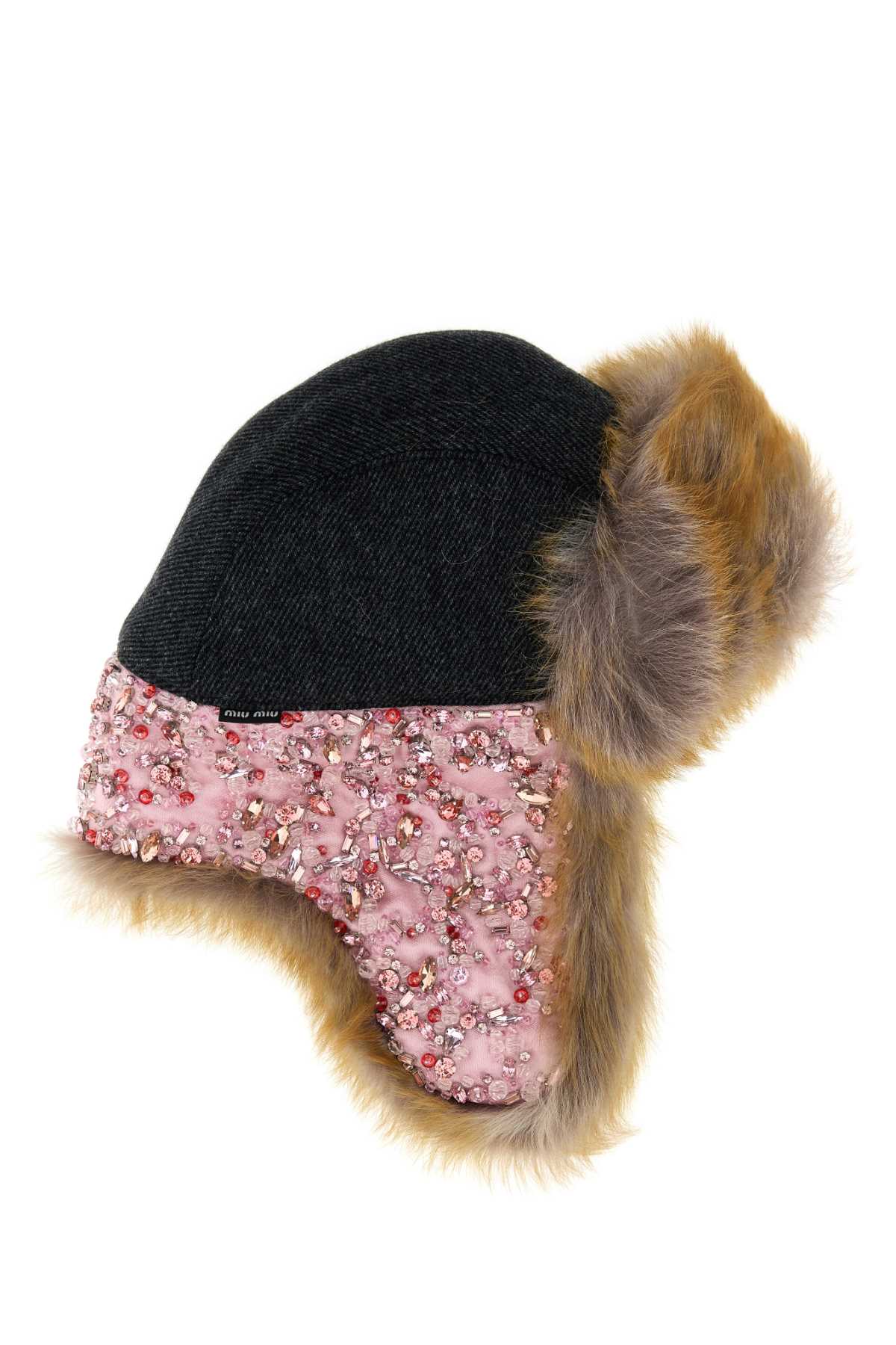 Miu Miu Women Two-Tone Wool Hat MIU MIU
