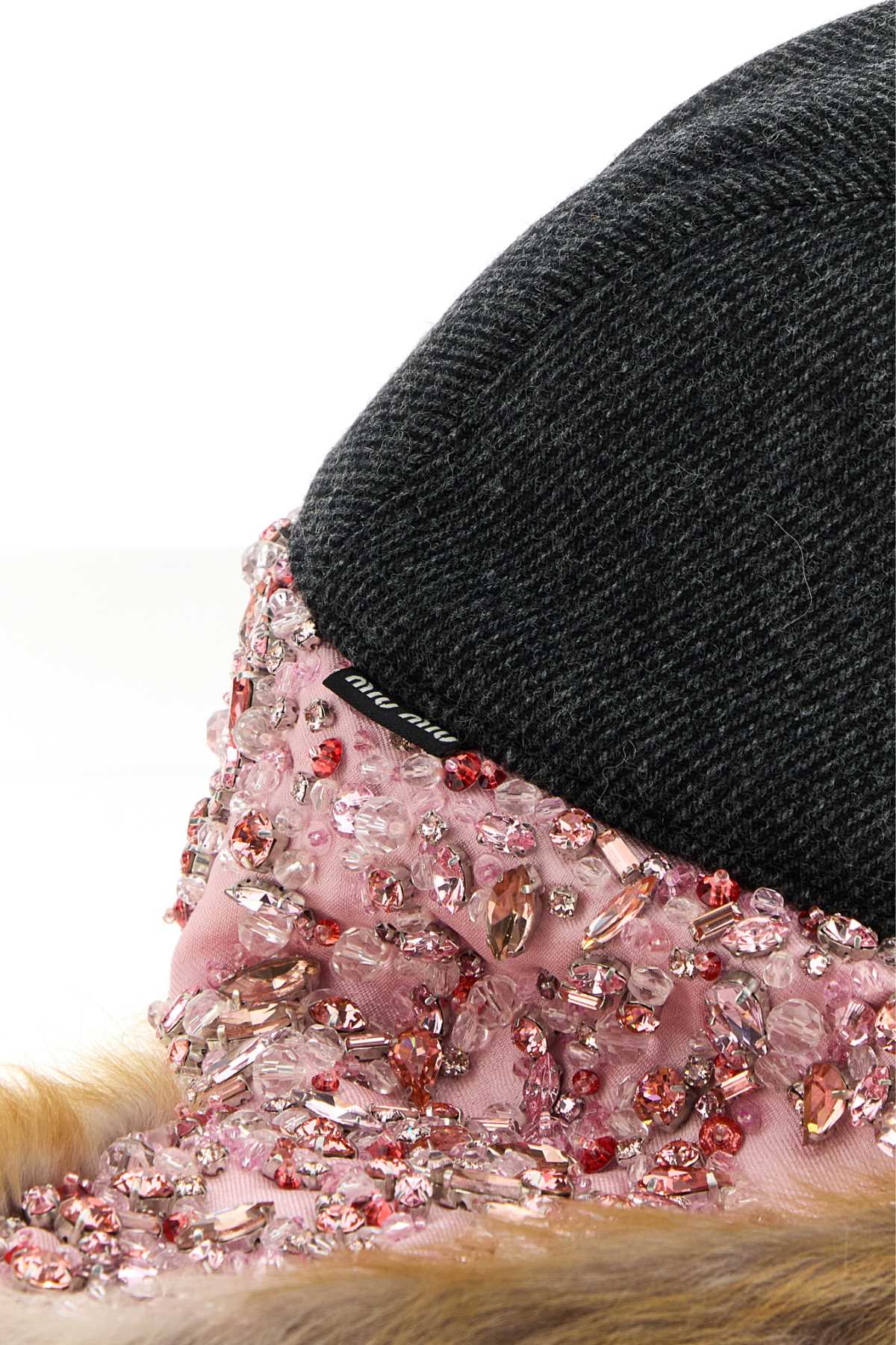 Miu Miu Women Two-Tone Wool Hat MIU MIU
