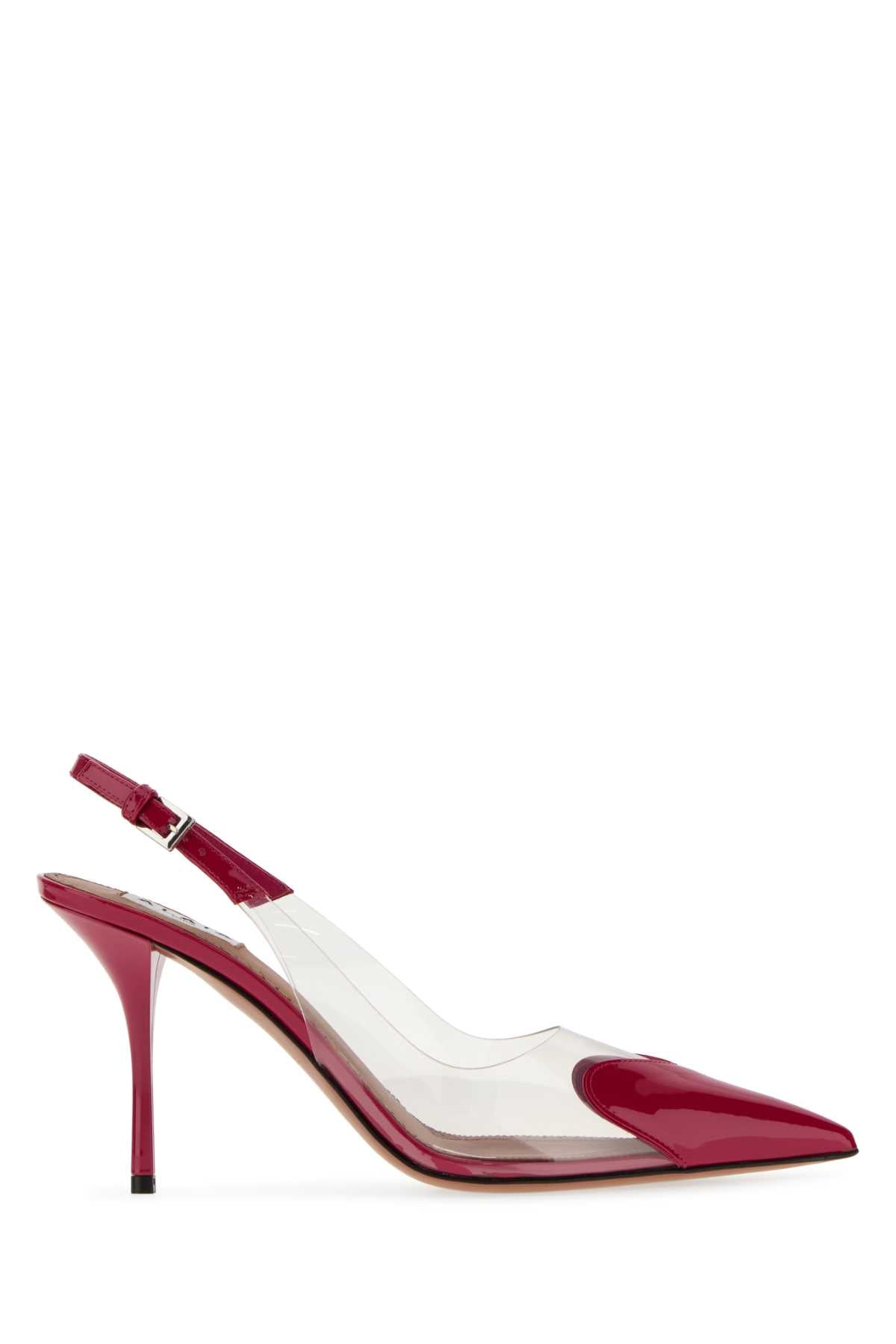 Alaia Women Two-Tone Pvc And Leather Pumps ALAIA