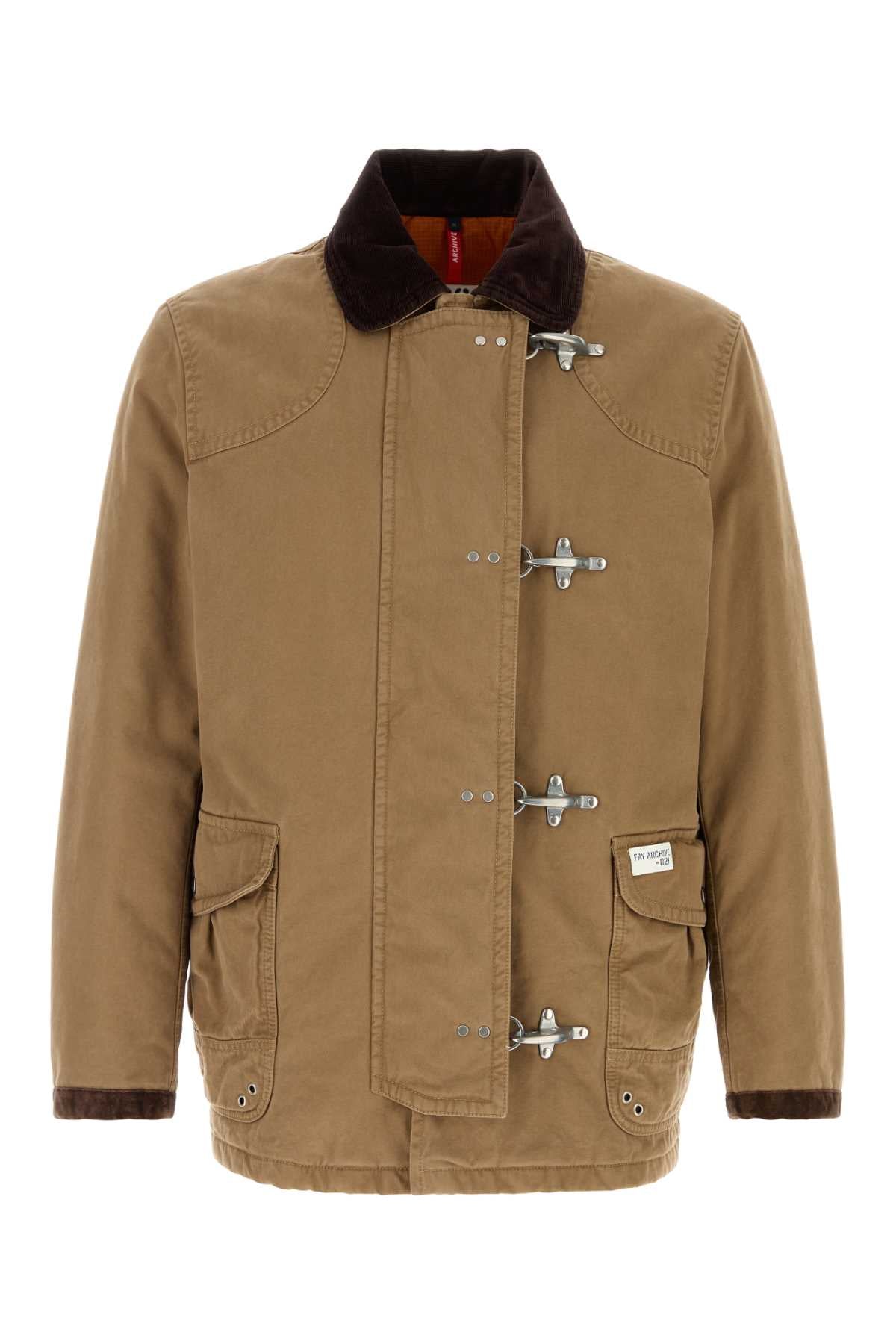 Fay Men Biscuit Cotton Padded Jacket FAY