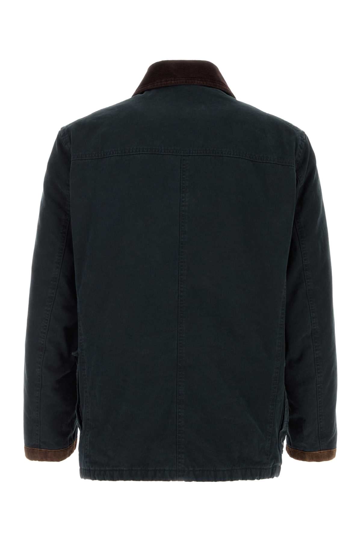 Fay Men Navy Blue Cotton Padded Jacket FAY