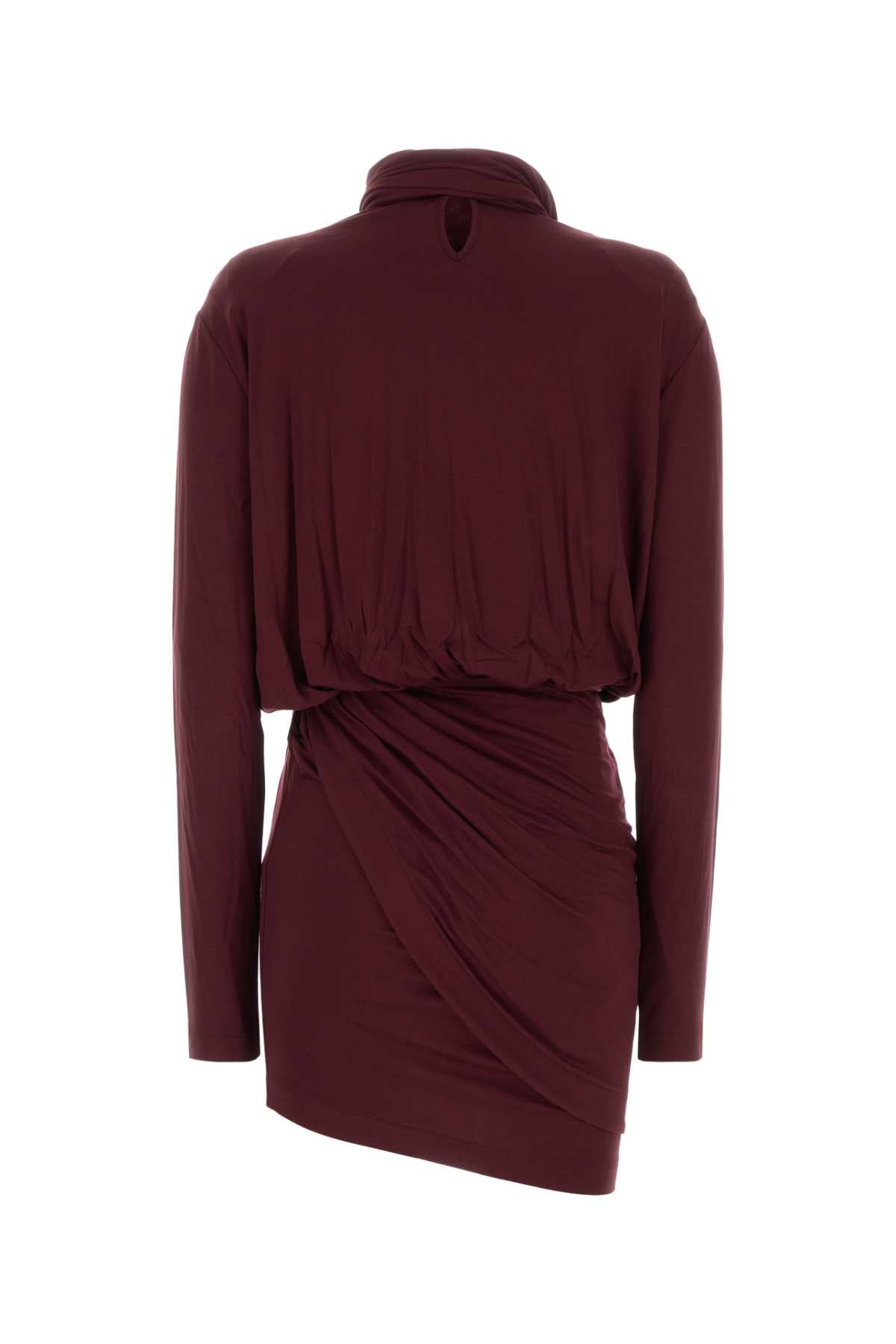 Blumarine Women Burgundy Jersey Dress BLUMARINE