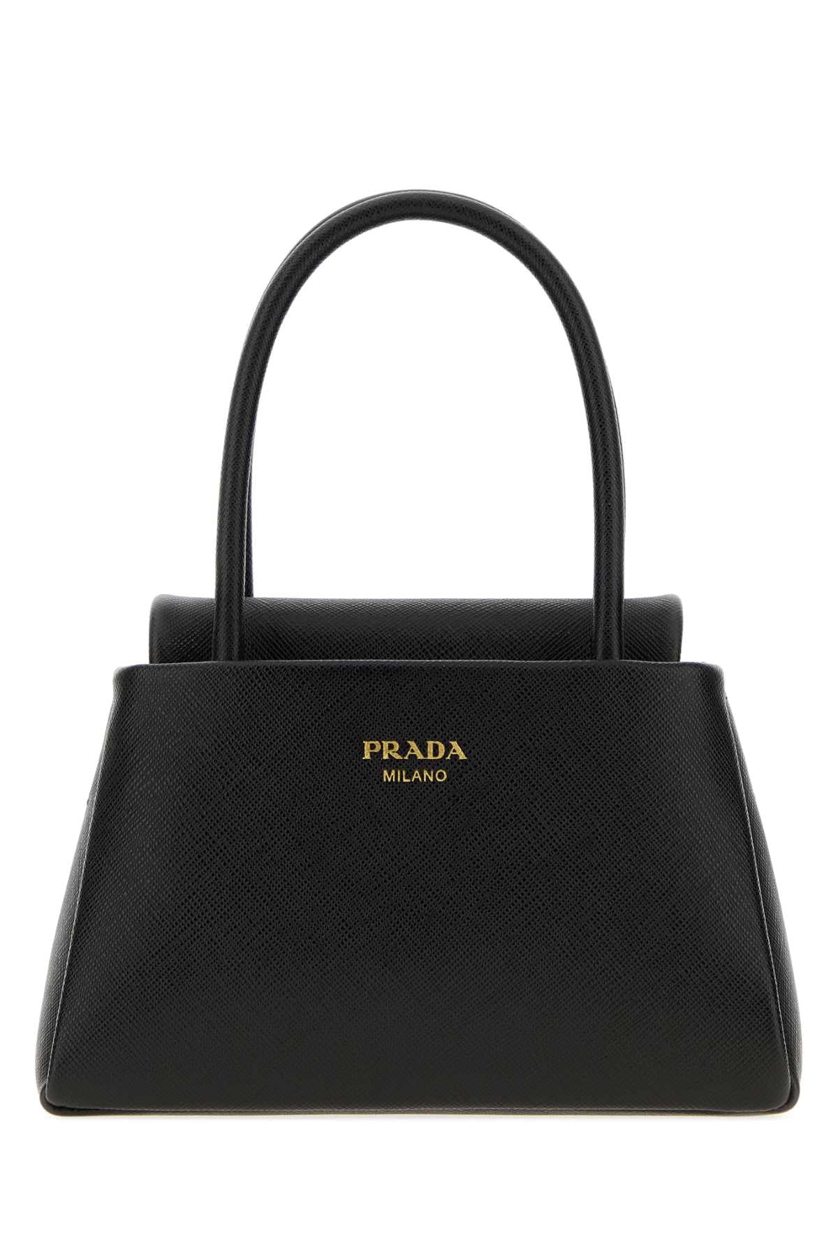 Prada Women Black Leather Prada Passage Handbag PRADA