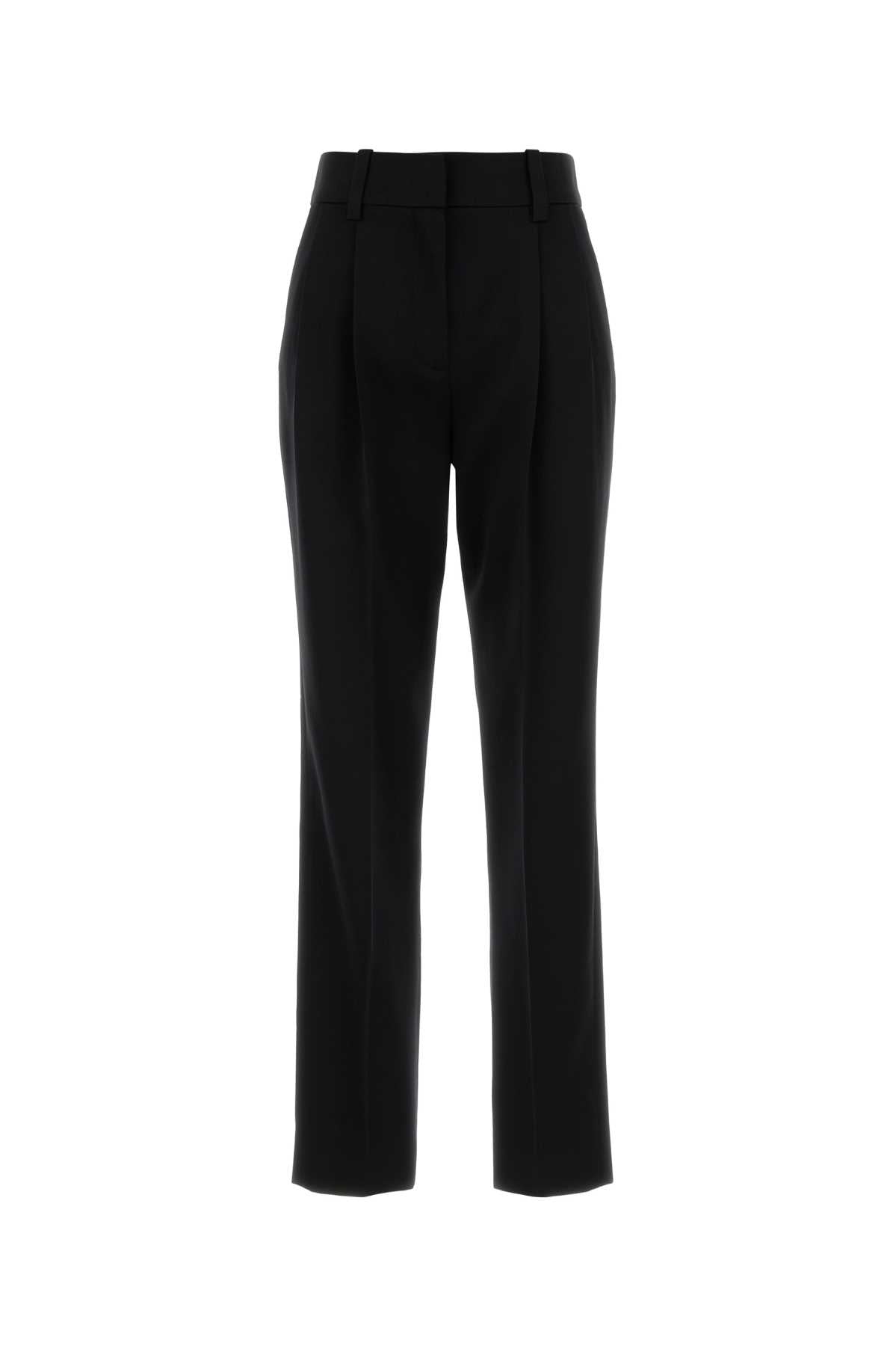 Balmain Women Black Wool Pant BALMAIN