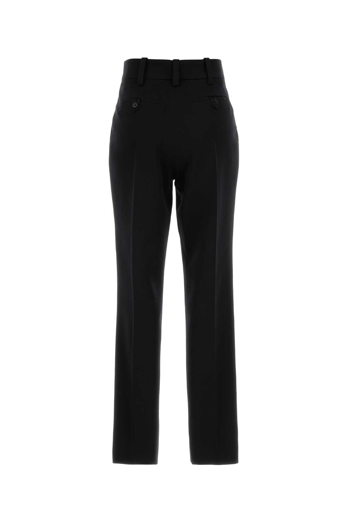 Balmain Women Black Wool Pant BALMAIN