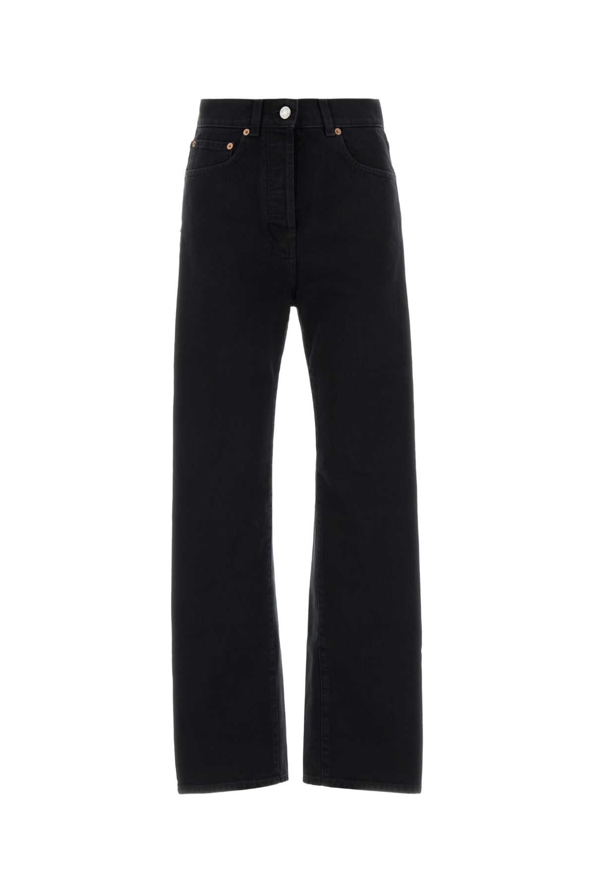 Balmain Women Black Denim Jeans BALMAIN