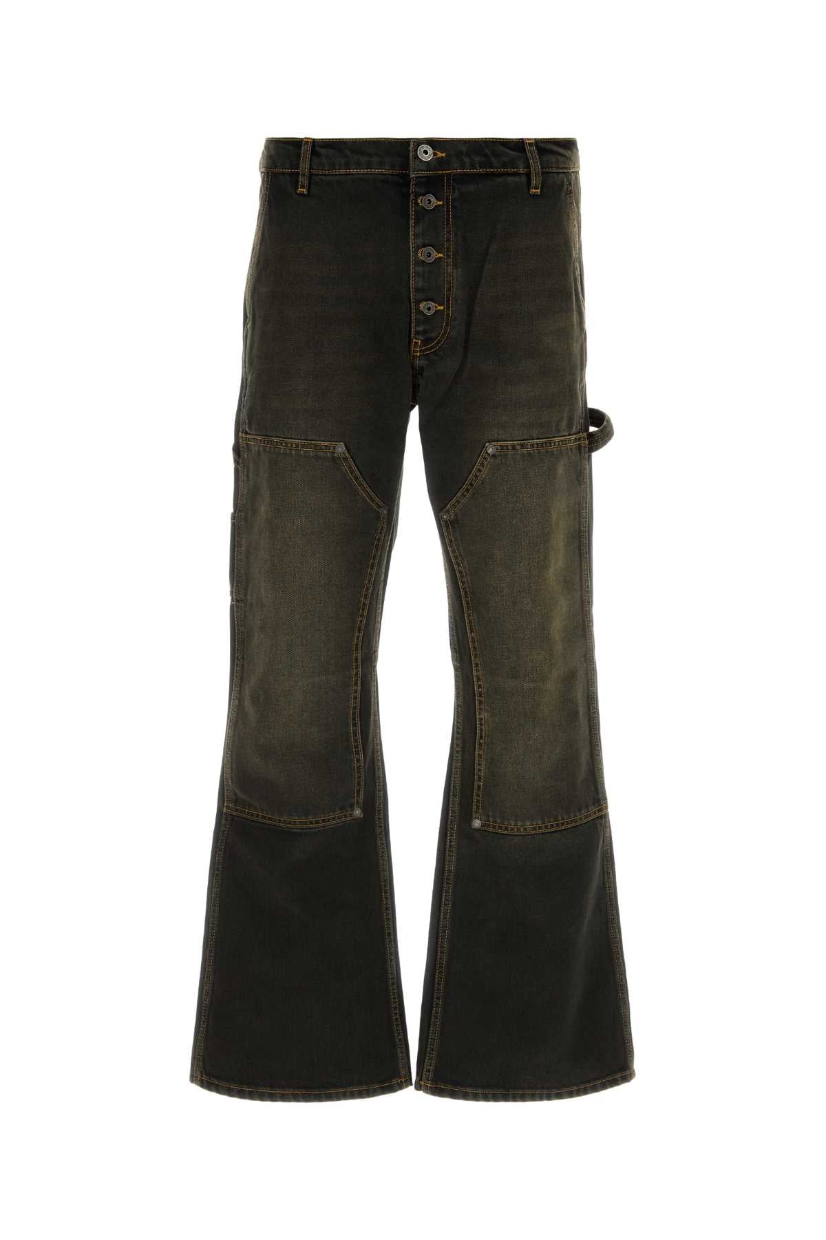 Off White Men Half Arrow Flare Carpenter Jeans OFF-WHITE