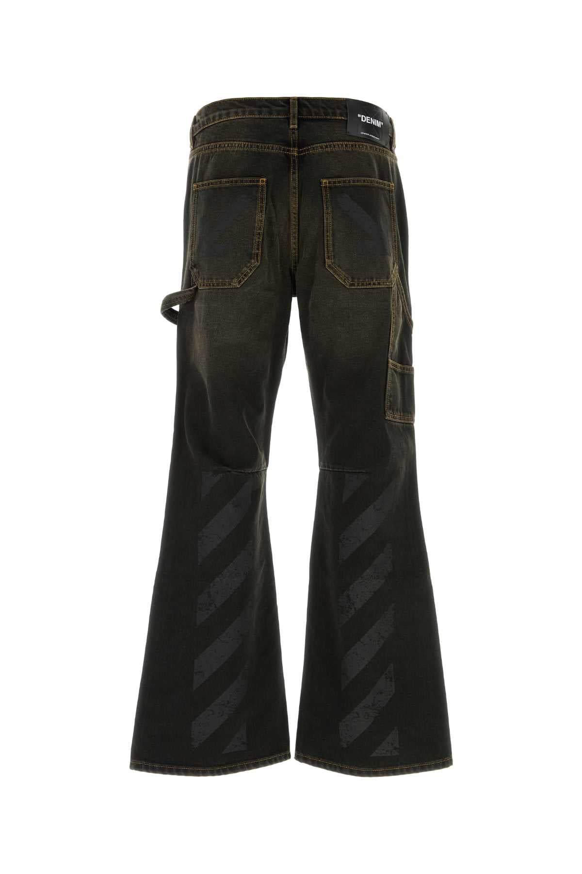 Off White Men Half Arrow Flare Carpenter Jeans OFF-WHITE