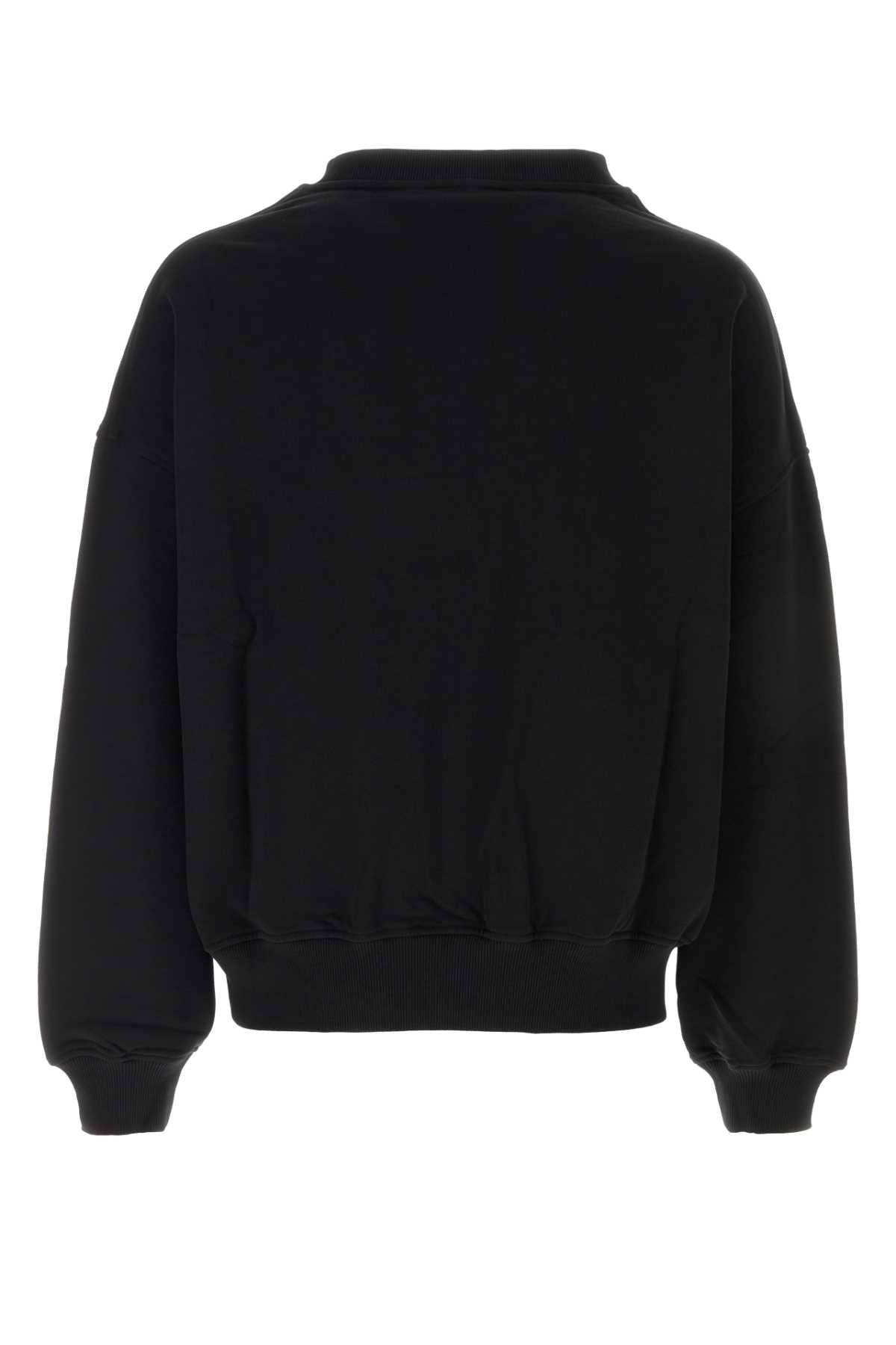 Palm Angels Men Black Cotton Sweatshirt PALM ANGELS