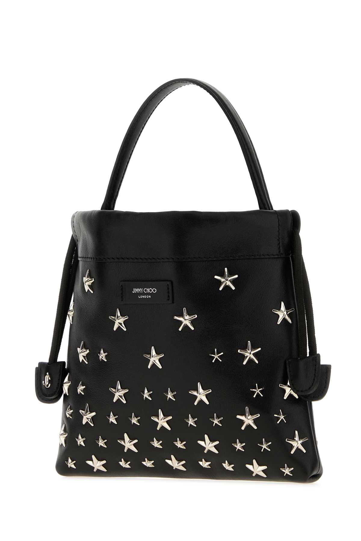Jimmy Choo Women Black Leather Bucket Bag JIMMY CHOO