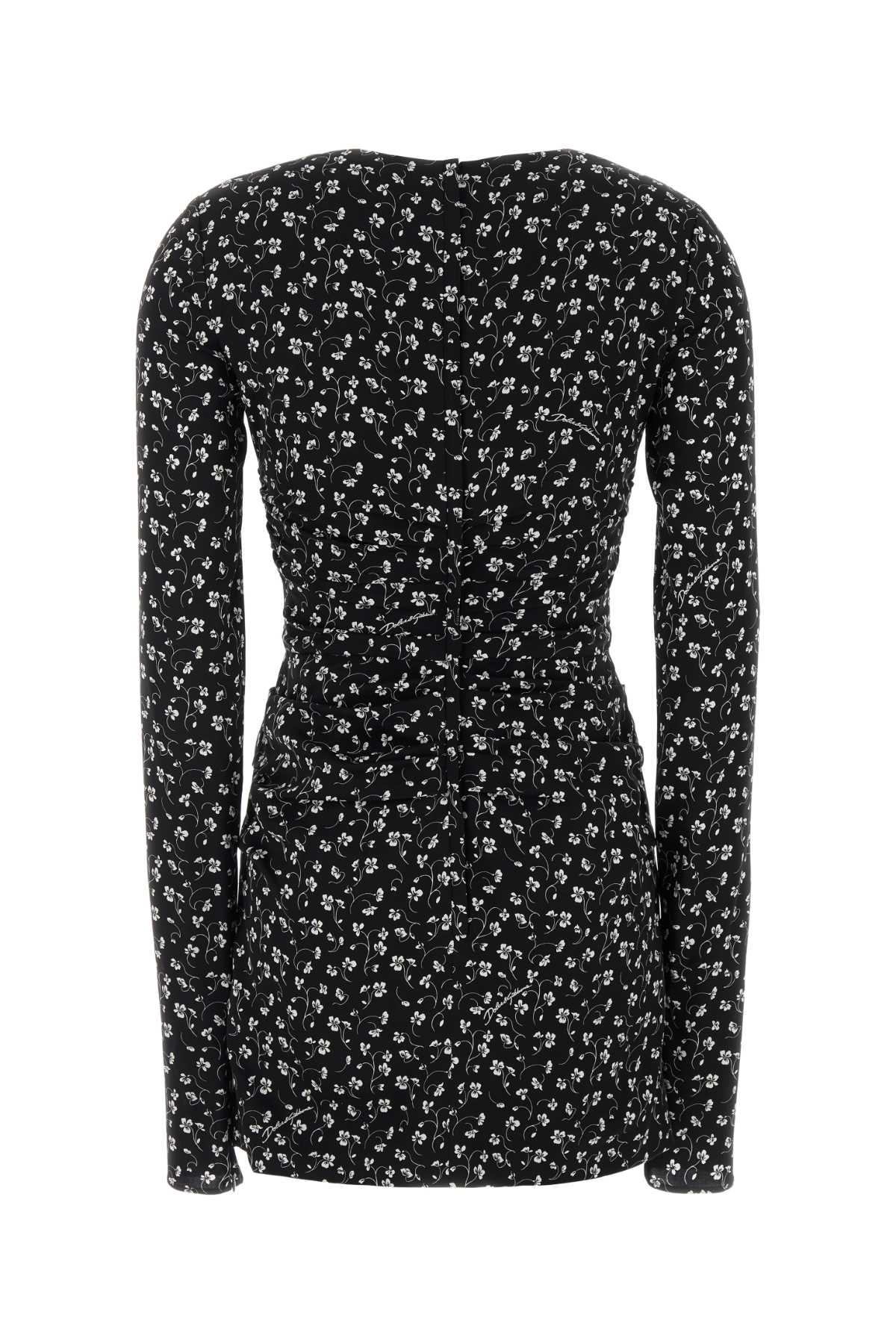 Dolce & Gabbana Women Printed Stretch Silk Mini Dress DOLCE & GABBANA