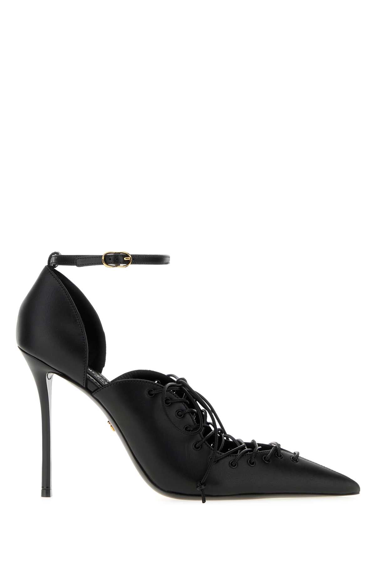 Dolce & Gabbana Women Black Leather Pumps DOLCE & GABBANA
